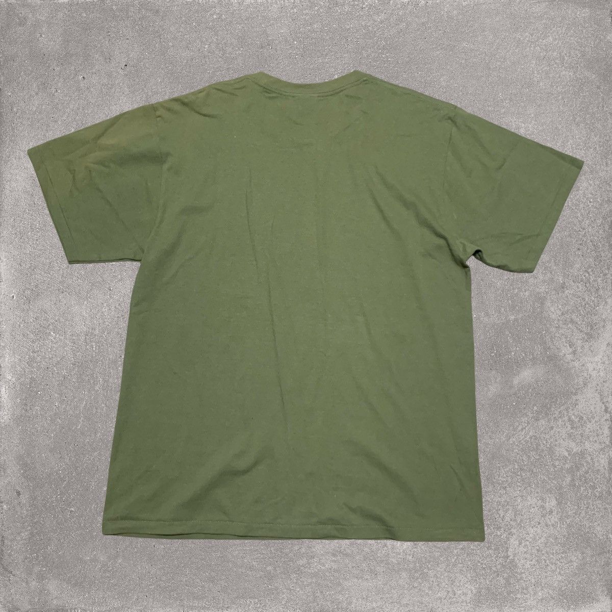 Bape Bape XL Shark Khaki Green Tee A Bathing Ape Size US XL / EU 56 / 4 - 2 Thumbnail