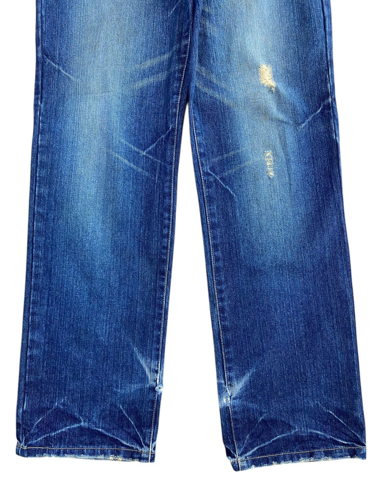 Japanese Brand Japanese Brand Whiskers Faded Style Ripped Jeans Size US 32 / EU 48 - 9 Thumbnail