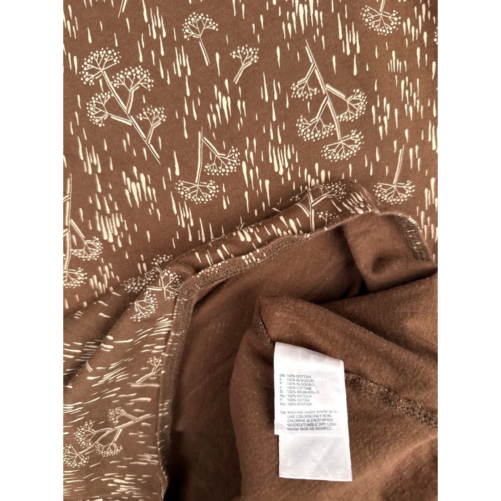 The North Face The North Face Shirt Women Small Brown Tank Sleeveless Crew Cotton Floral READ Size S / US 4 / IT 40 - 7 Thumbnail