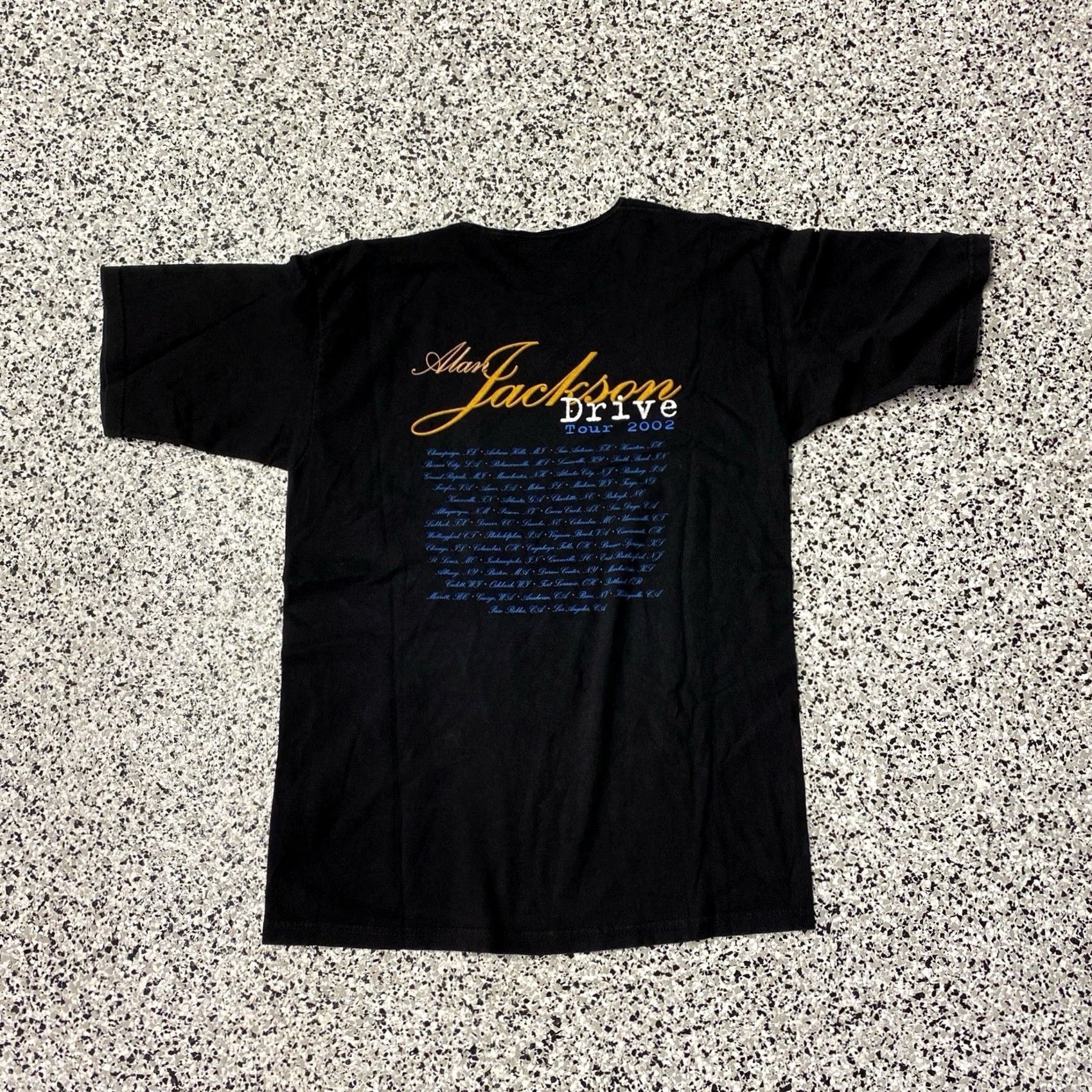 Vintage VINTAGE Alan Jackson Shirt Mens Large Drive Tour 2002 Country Music Tee 00s Size US L / EU 52-54 / 3 - 4 Thumbnail