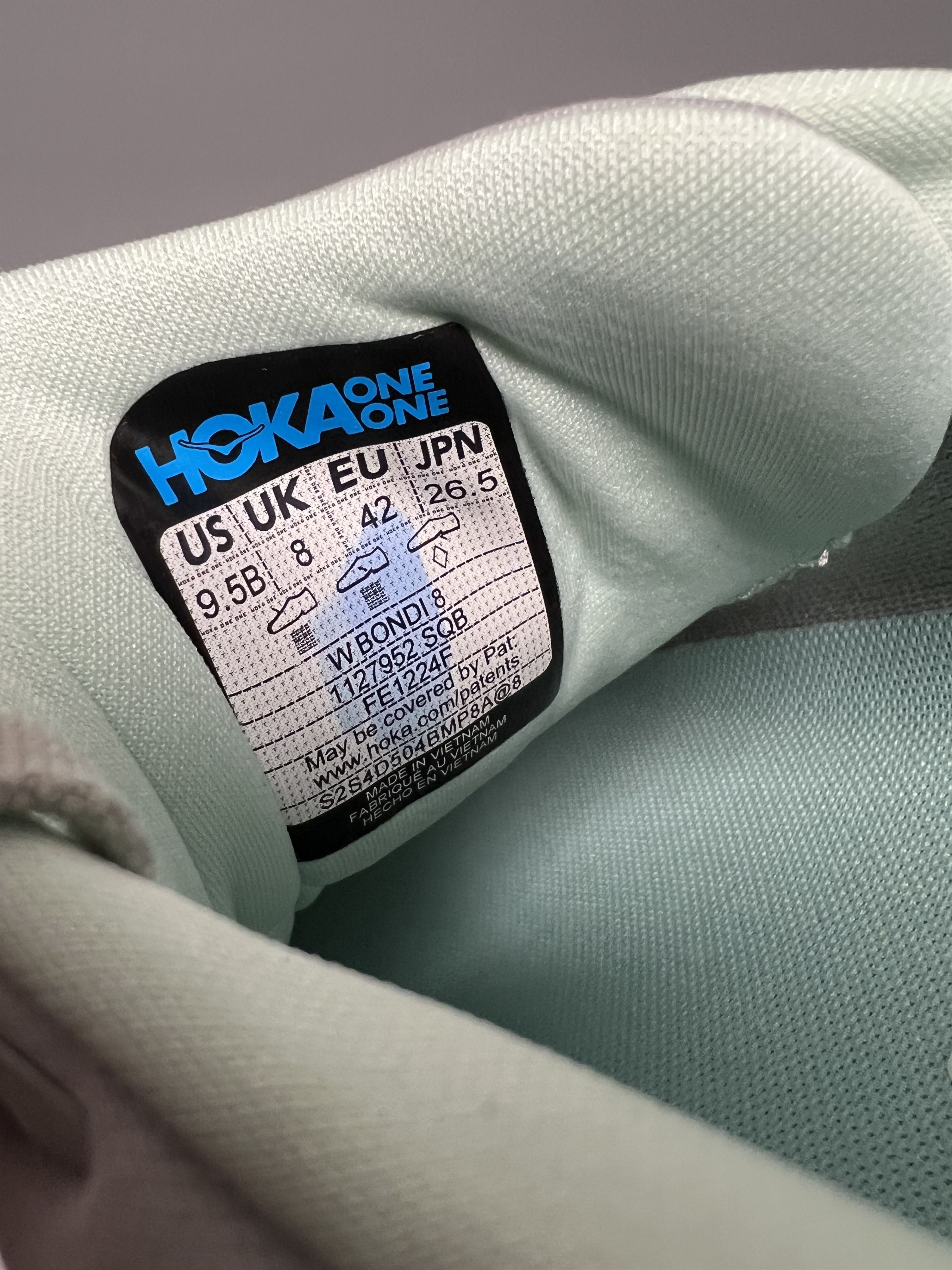 Hoka 9.5B Hoka One One Bondi 8 Running Shoes Walking Gym Size US 9.5 / IT 39.5 - 8 Thumbnail