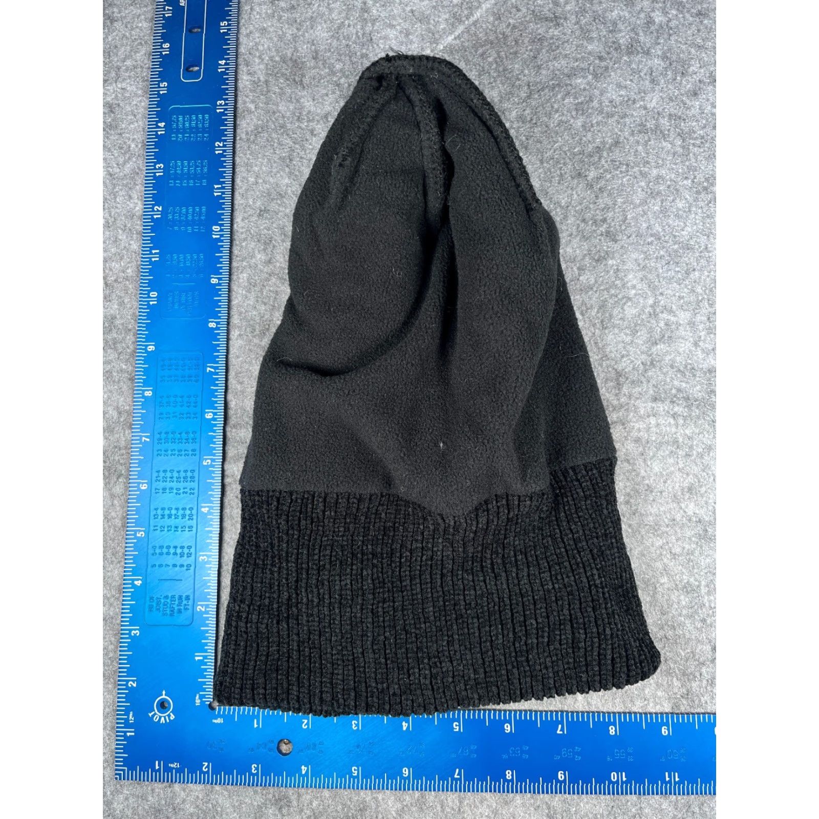 Vintage Family Dollar Beanie Toque Adult One Size Black Knit Acrylic Polyester Lined Ski Size ONE SIZE - 4 Thumbnail