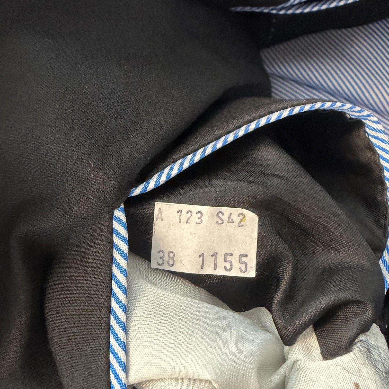 Tommy Hilfiger Tommy Hilfiger Blazer Mens 42S Black Wool Suit Jacket Size 42S - 8 Thumbnail