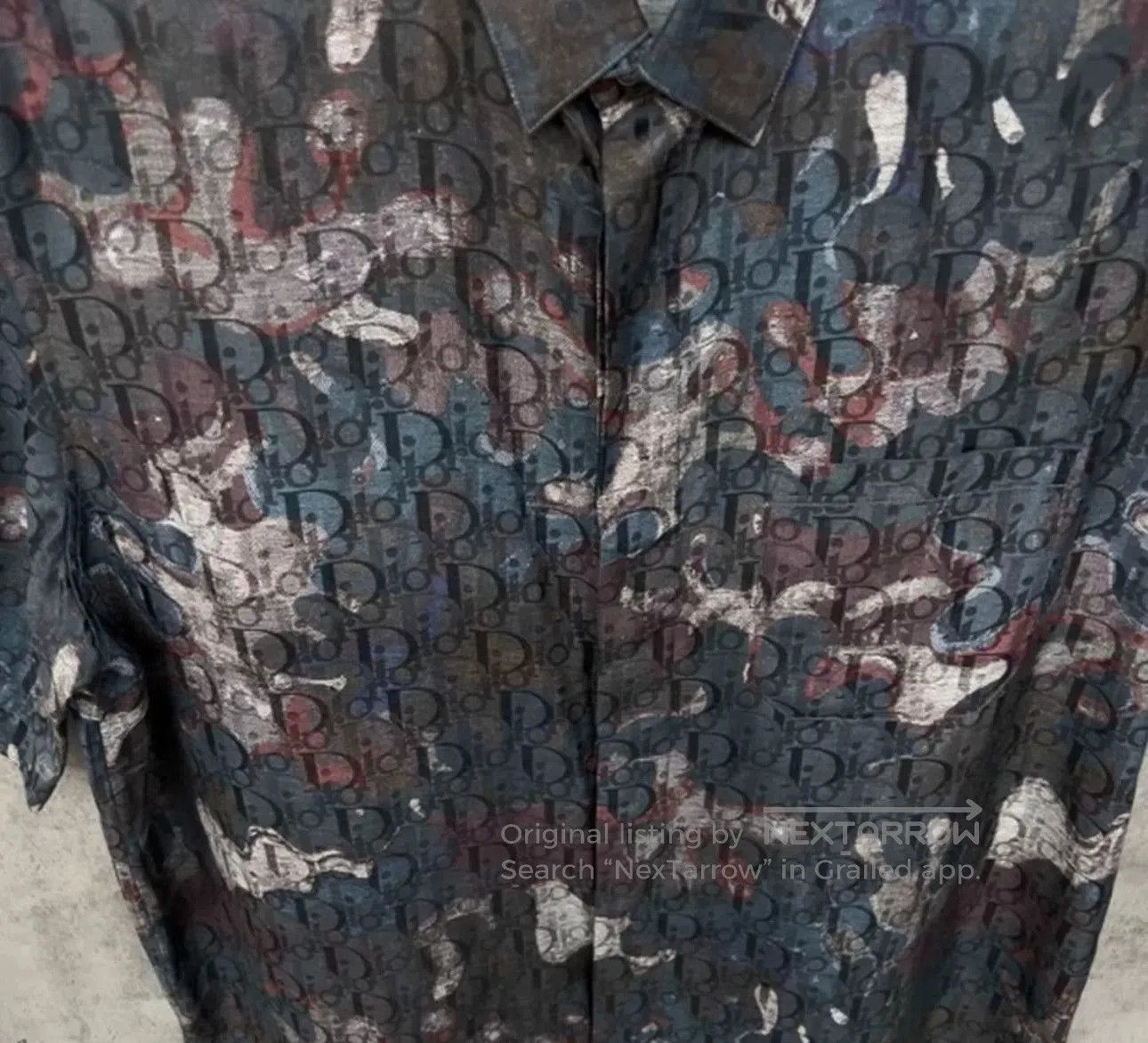 Dior dior logo pattern short sleeve shirt. Size US M / EU 48-50 / 2 - 2 Thumbnail