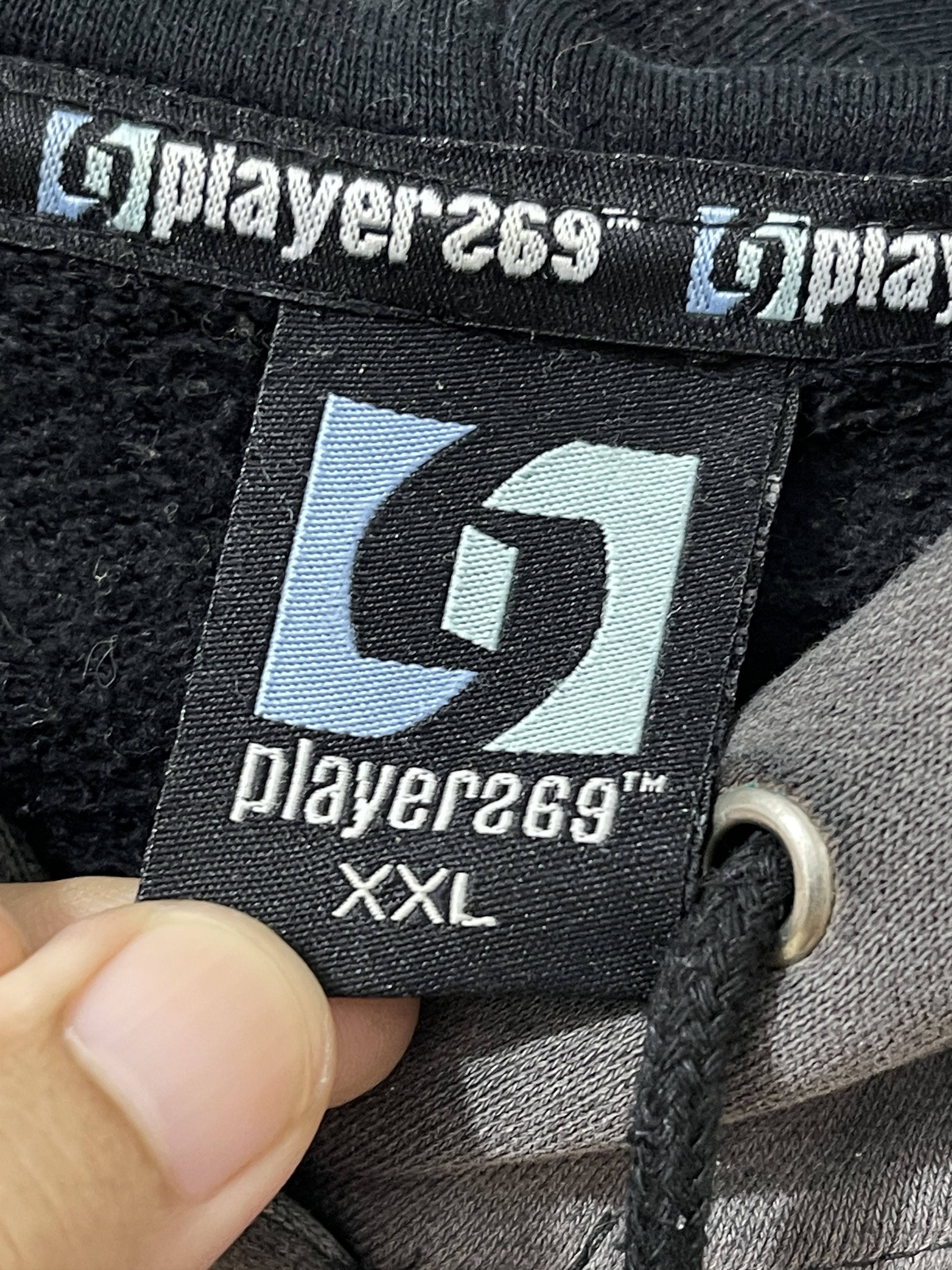 Vintage Playerz 69 Y2k Hiphop Thrashed Sunfade Hoodie Size US XXL / EU 58 / 5 - 5 Thumbnail