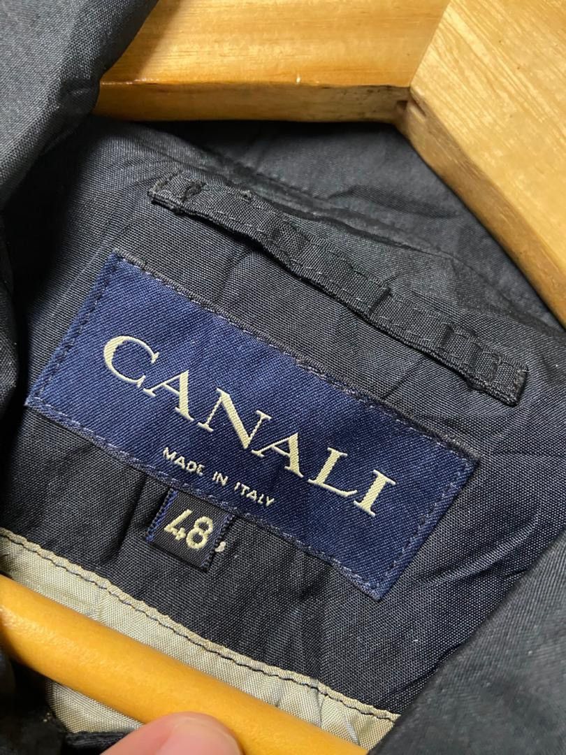 Canali Vintage CANALI Long Jacket with Front Pocket (205) Size US S / EU 44-46 / 1 - 4 Thumbnail