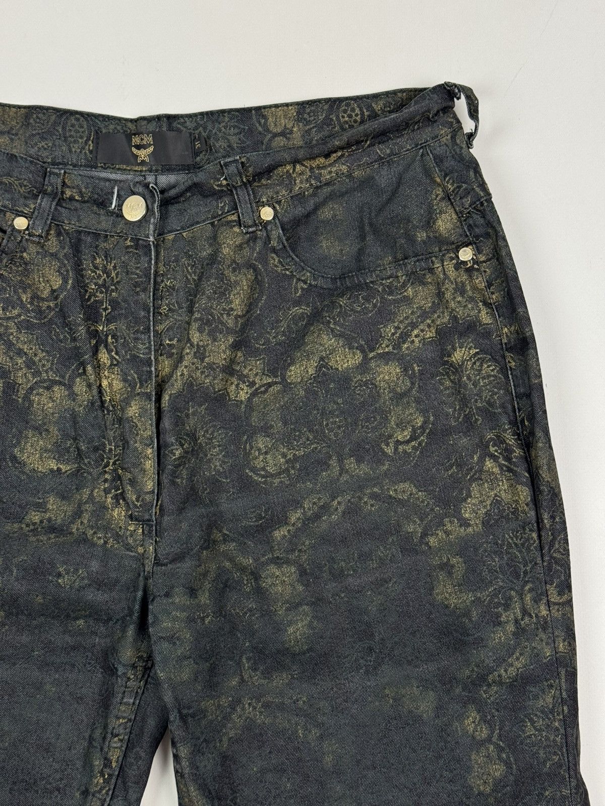 MCM Vintage Faded MCM Monogram Graphic Pants Size 31" - 7 Thumbnail
