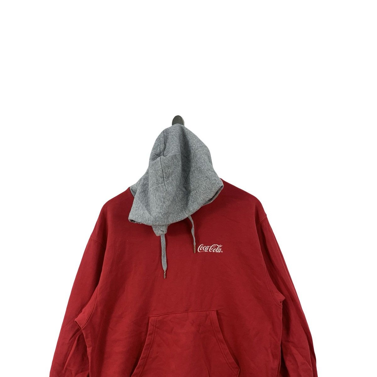 Coca Cola Vintage COCA-COLA Embroidered Logo Hoodie Pullover Size US M / EU 48-50 / 2 - 2 Thumbnail