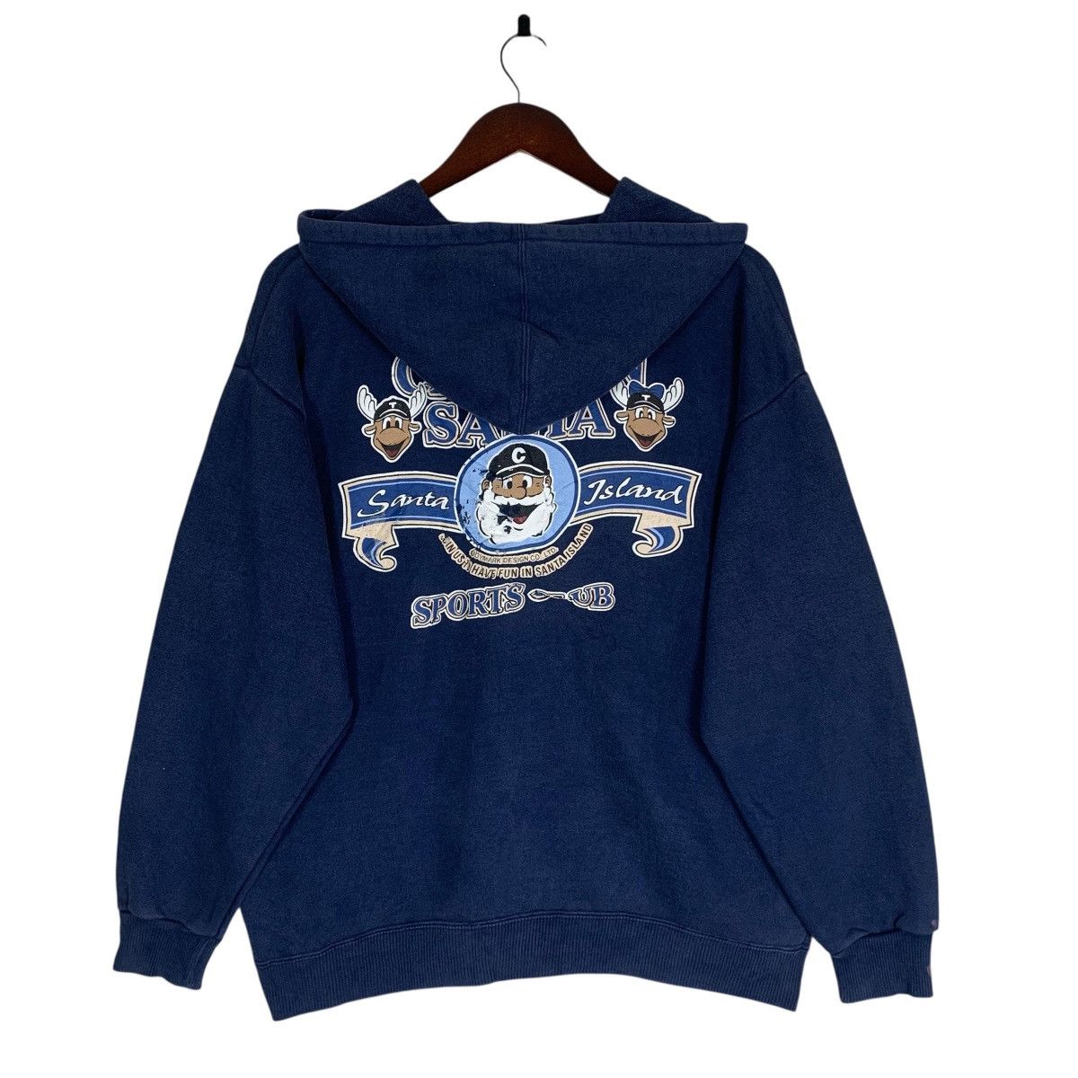 Vintage Vintage Captain Santa JapaneseBrand StreetWear Hoodie Size US L / EU 52-54 / 3 - 12 Thumbnail