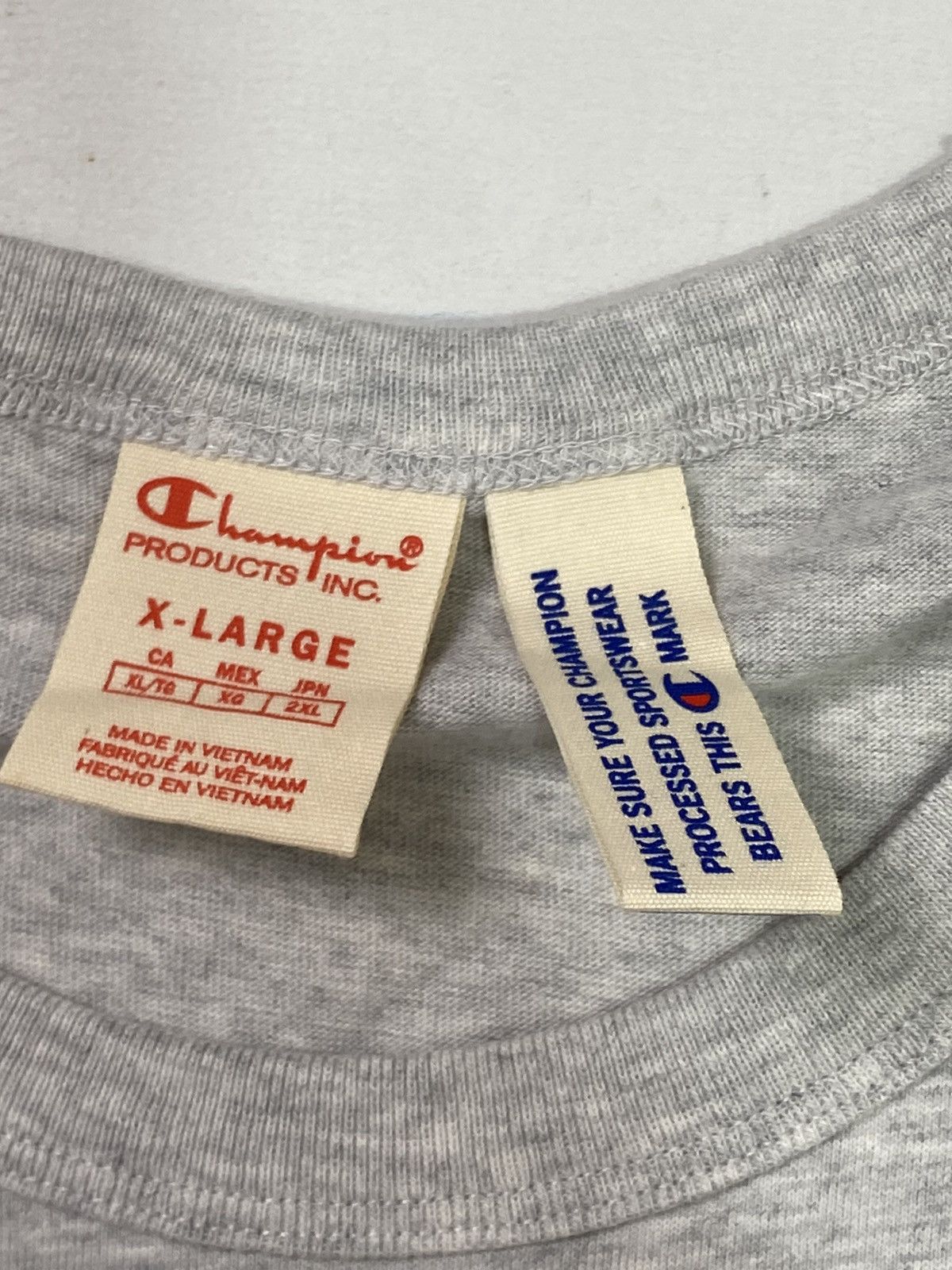 Champion T-shirt Champion x Bastie Boys size XL grey used Size US XL / EU 56 / 4 - 7 Thumbnail