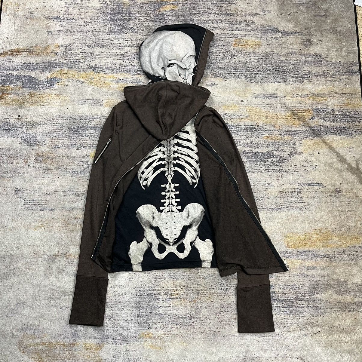 If Six Was Nine × Le Grande Bleu (L.G.B.) × PPFM Rare PPFM seditionaries multi zipper skeleton zip hoodie Size US M / EU 48-50 / 2 - 2 Thumbnail