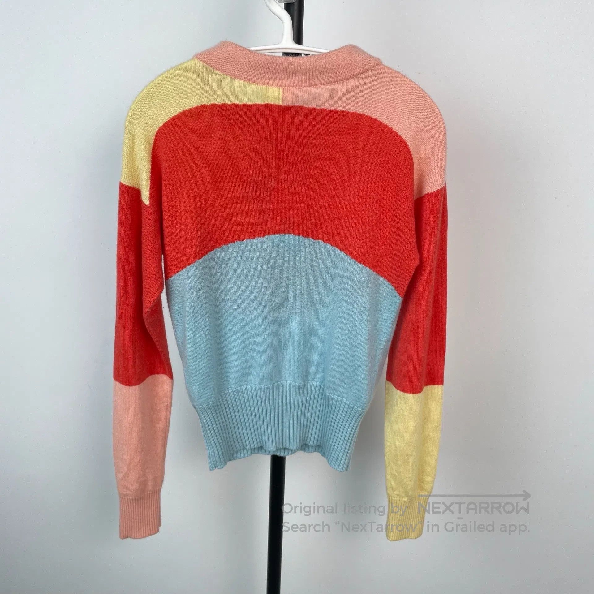 Chanel Chanel Color Blocked Airplane Wool Sweater Size 40| Size S / US 4 / IT 40 - 2 Thumbnail