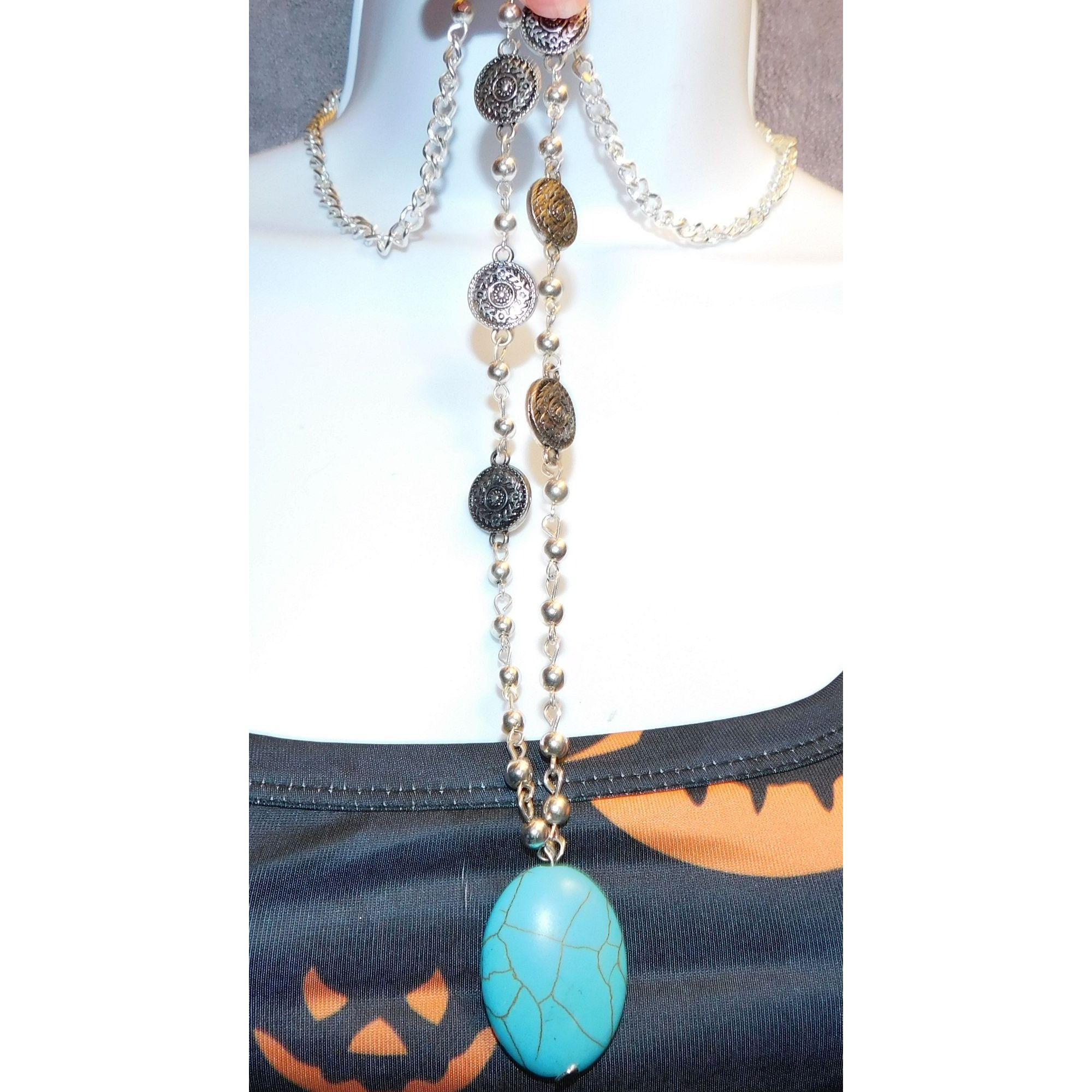Other Turquoise Bohemian Necklace Size ONE SIZE - 1 Thumbnail
