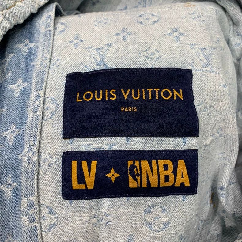 Louis Vuitton Louis Vuitton Blue print full print denim jacket Size US XL / EU 56 / 4 - 6 Thumbnail