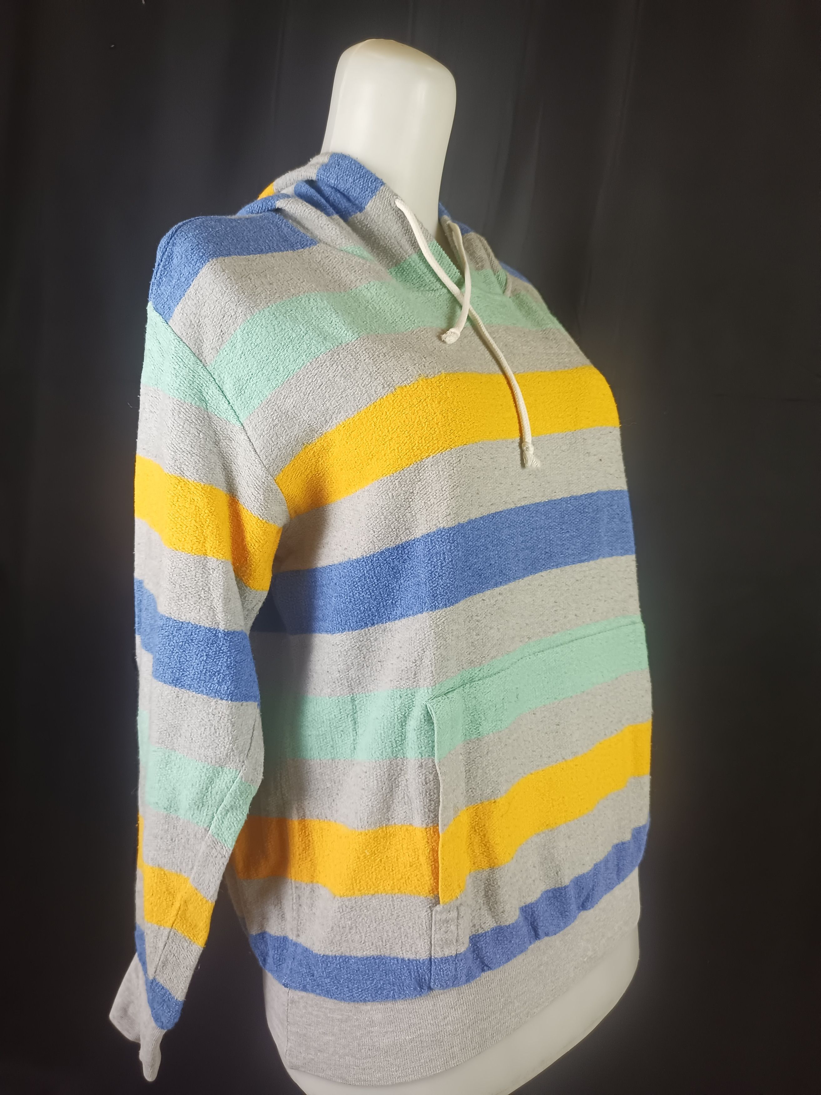 If Six Was Nine × Japanese Brand STOCKMAN Striped Hoodie Multicolor Size M / US 6-8 / IT 42-44 - 18 Thumbnail