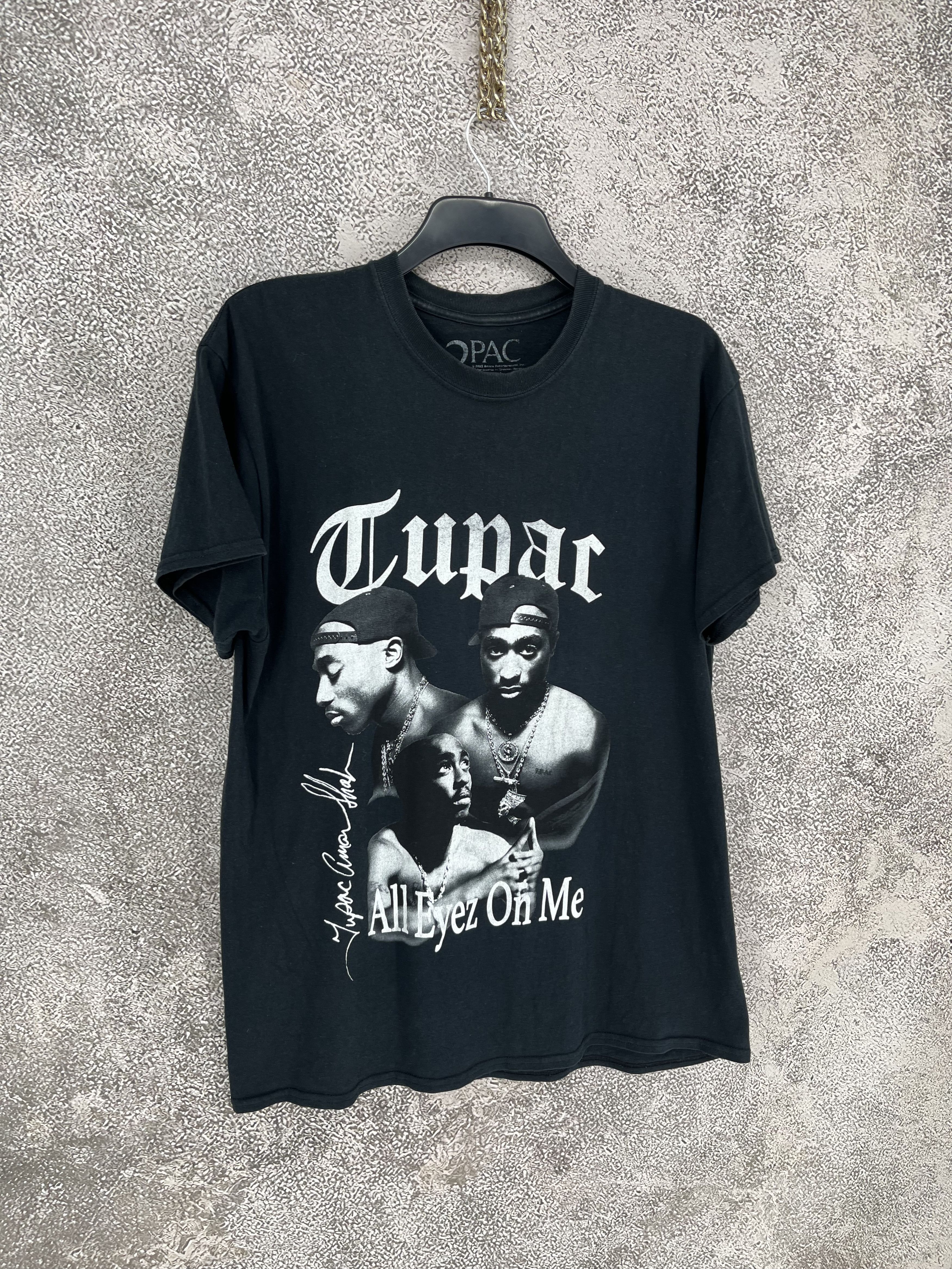 Band Tees 2PAC Rap All Eyez On Me Vintage T-Shirt Size M Size US M / EU 48-50 / 2 - 2 Thumbnail