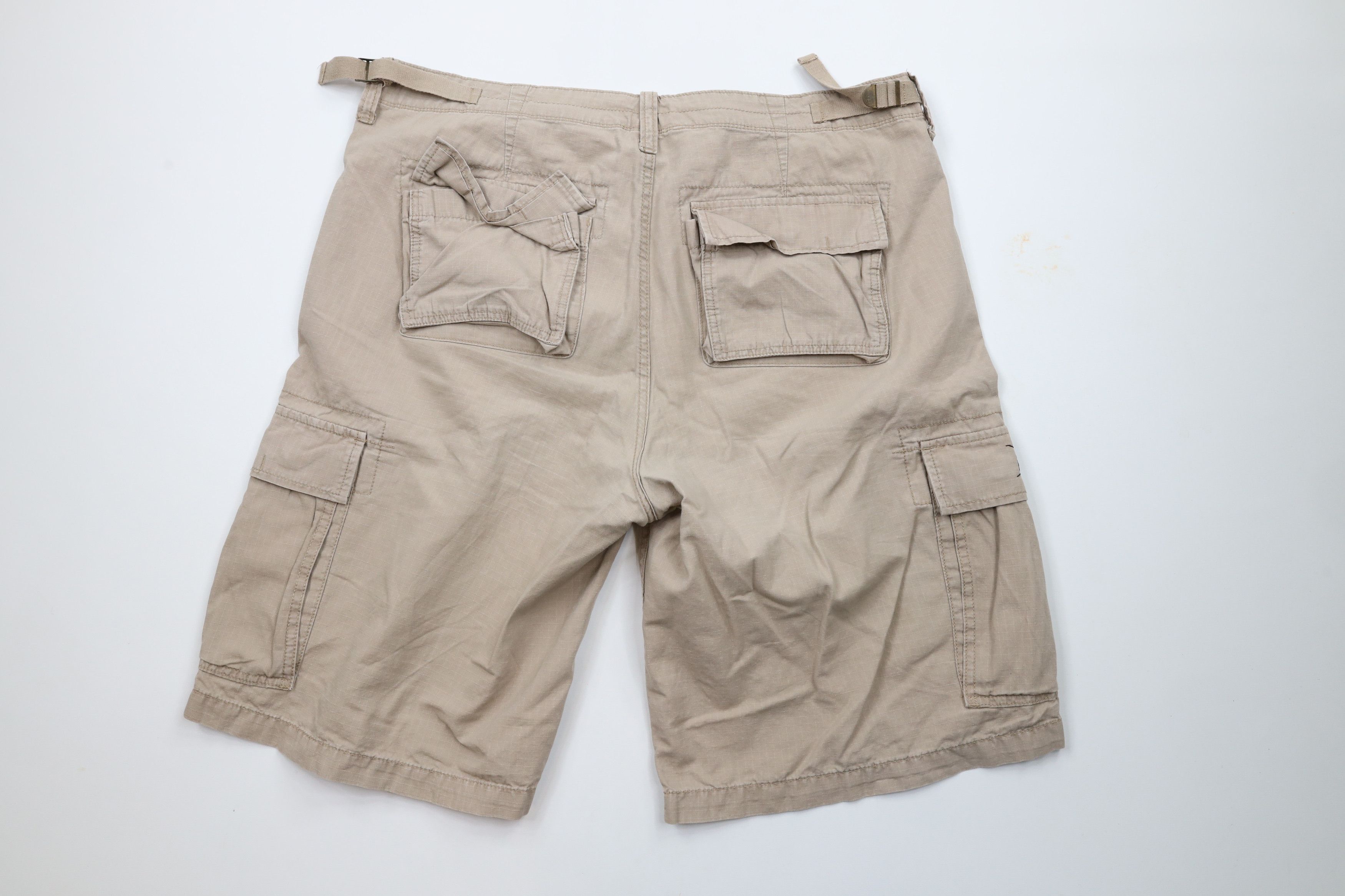 Ralph Lauren × Vintage Vintage 90s Ralph Lauren Surplus Ripstop Cargo Shorts Size US 38 / EU 54 - 8 Thumbnail