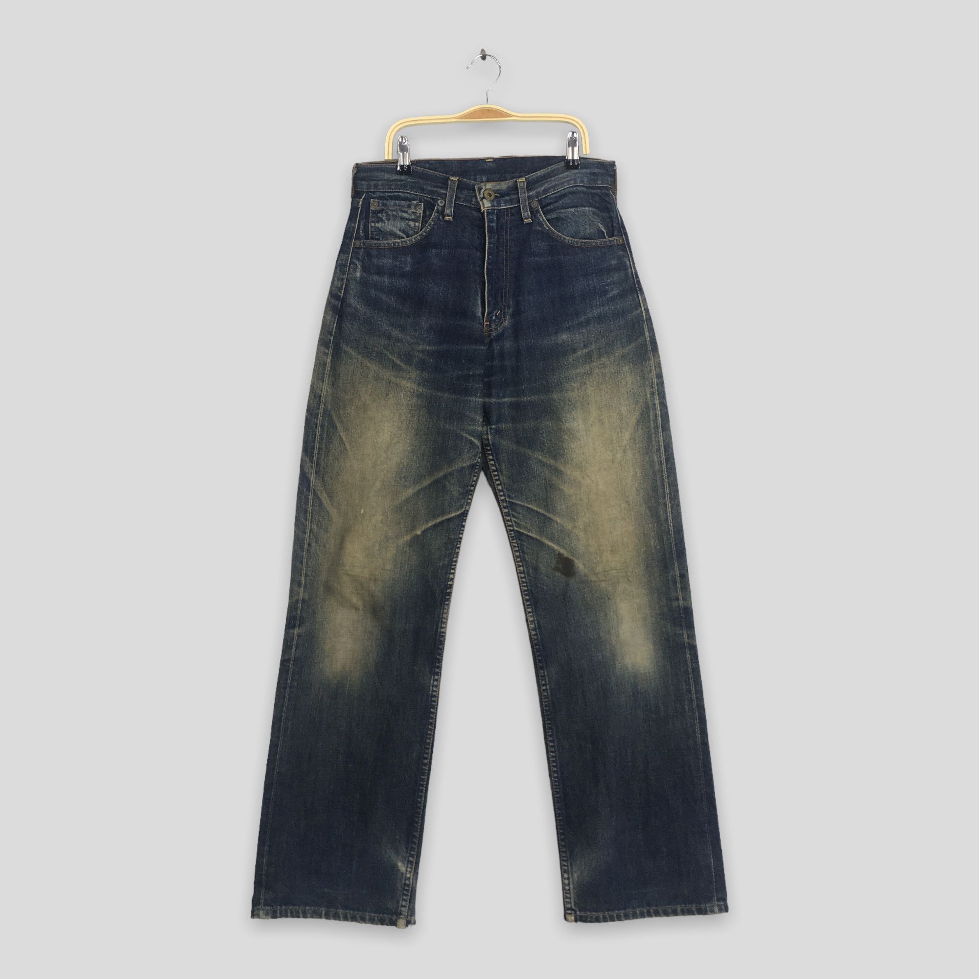 Levi's Size 28x32.5 Vintage Levis 504 Big E LVC Selvedge Jean S2042 Size US 28 / EU 44 - 1 Thumbnail