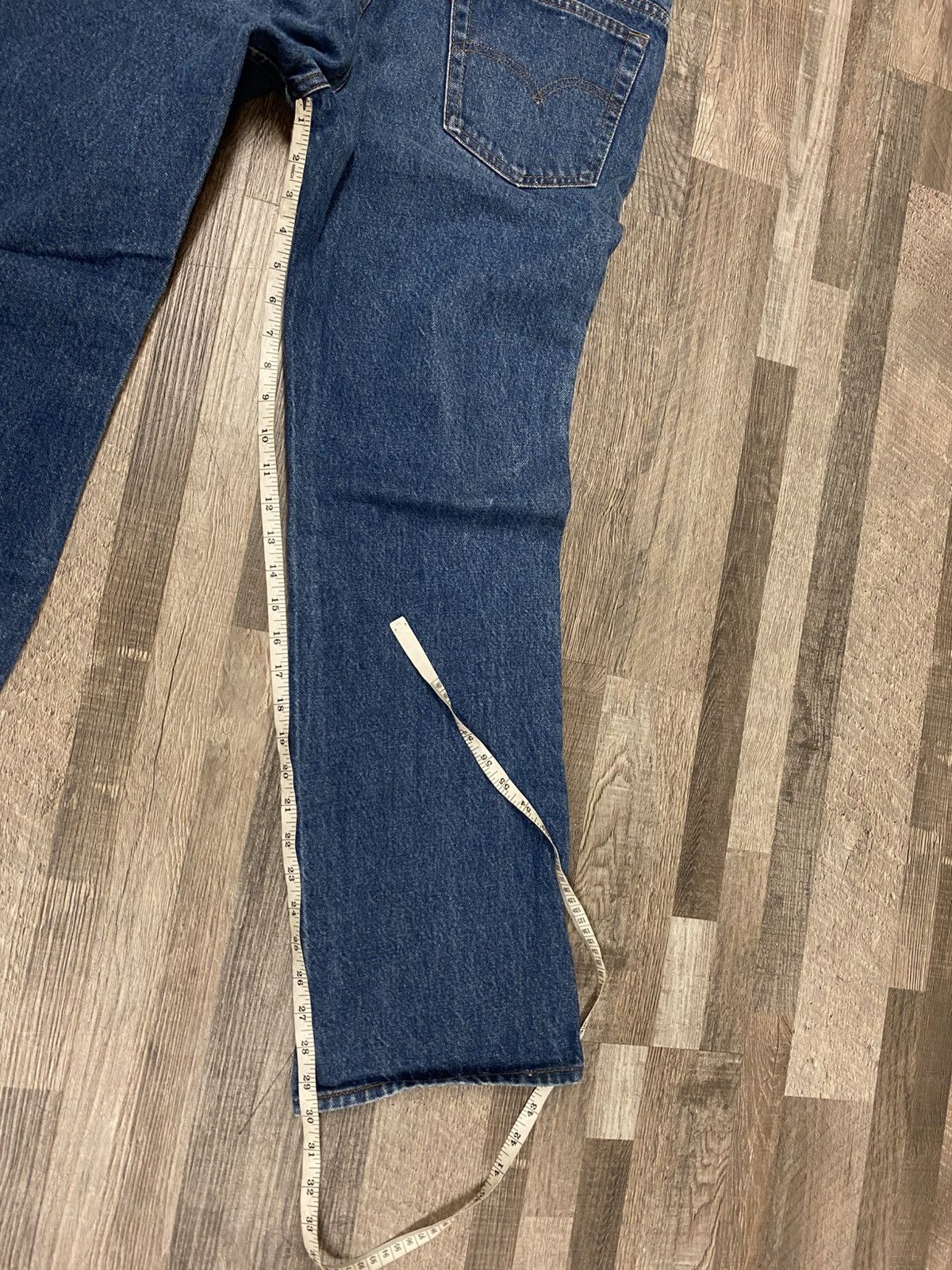 Levi's Vintage 1985 80’s Levis Bootcut Flare Denim Jeans Rare Grail Size US 34 / EU 50 - 7 Thumbnail