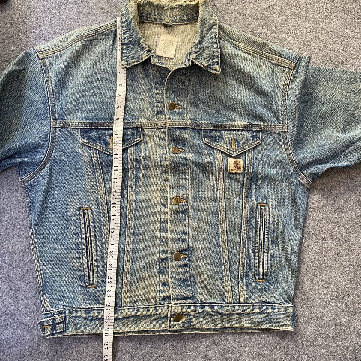 Carhartt Vintage Carhartt Denim Trucker Jacket J12DST Size US M / EU 48-50 / 2 - 7 Thumbnail