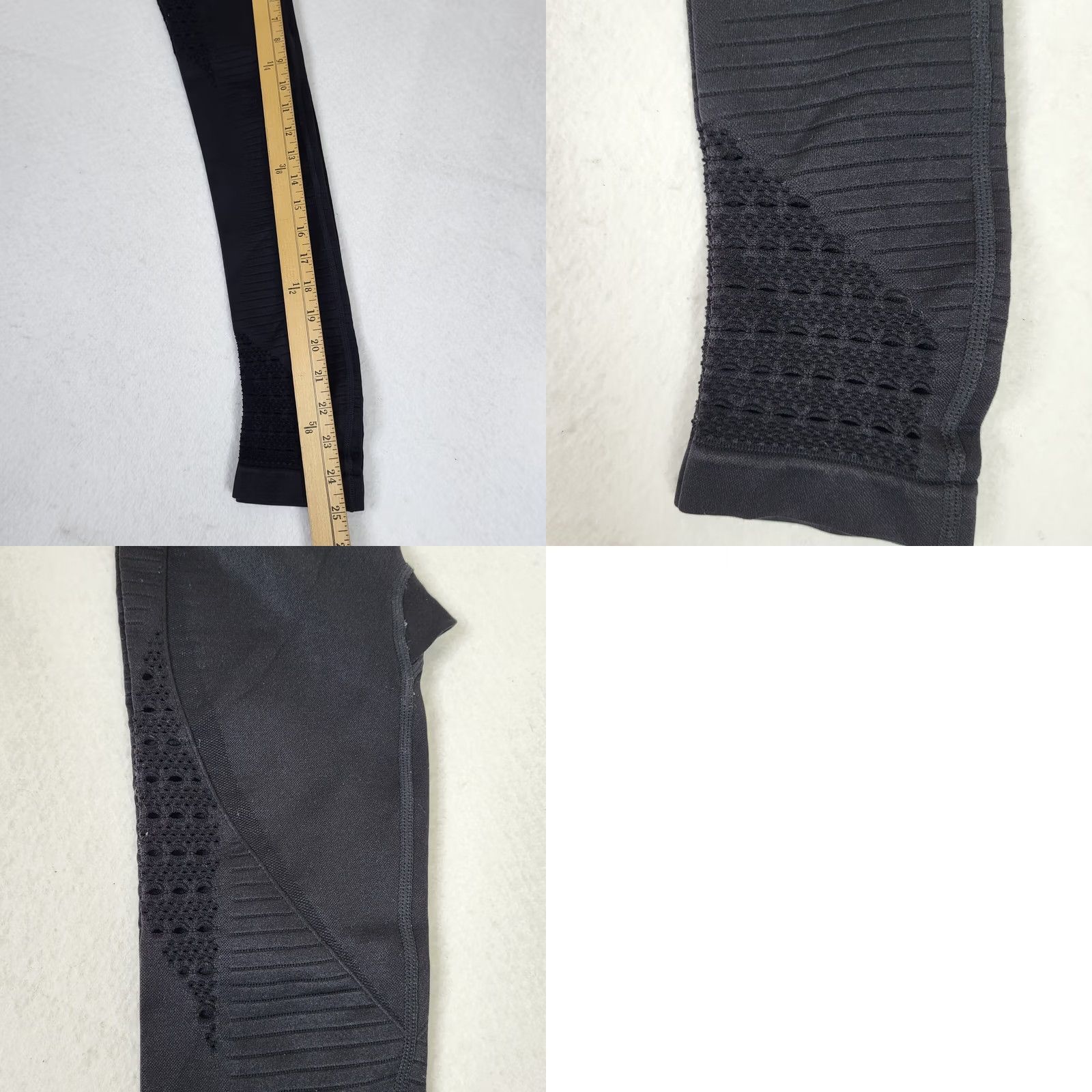 Gymshark Gymshark Black Seamless Leggings Womens XS Regular Skinny Activewear Pants Size 26" / US 2 / IT 38 - 8 Thumbnail