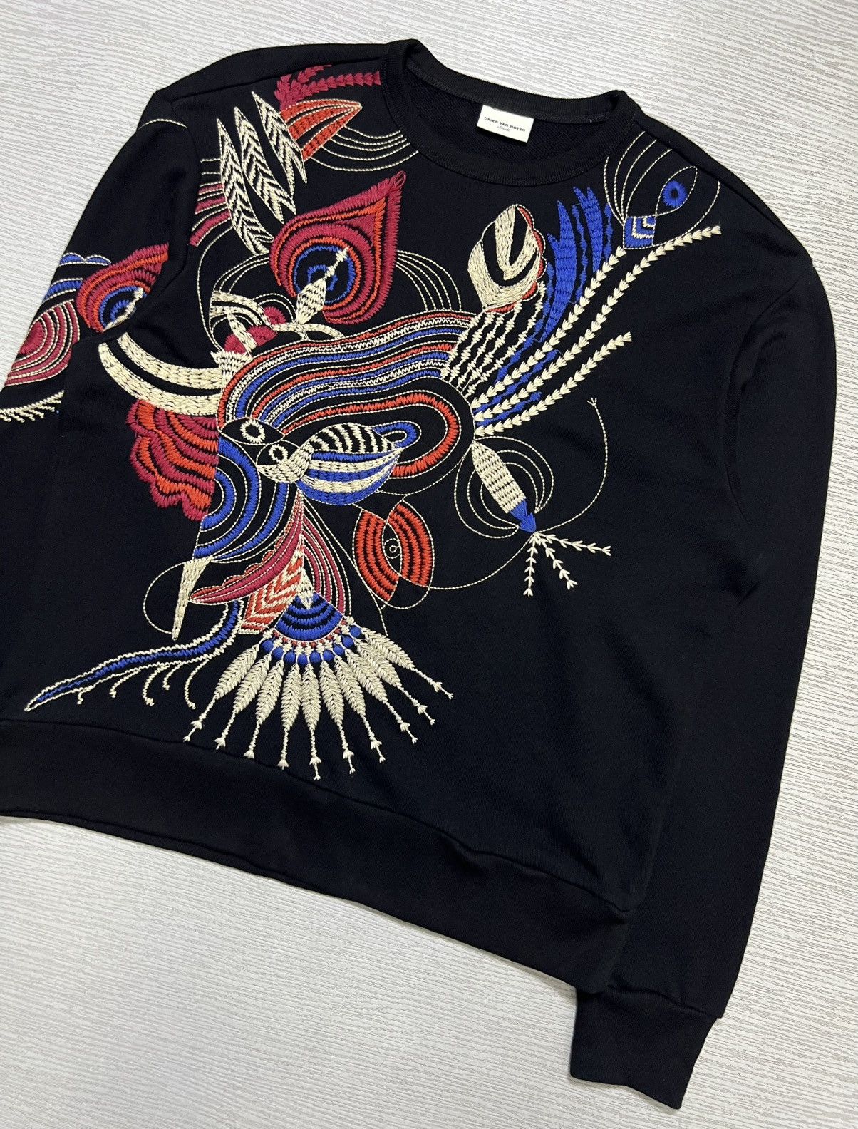 Dries Van Noten Dries Van Noten - Animal Print Embroidered Sweatshirt Size S / US 4 / IT 40 - 4 Thumbnail