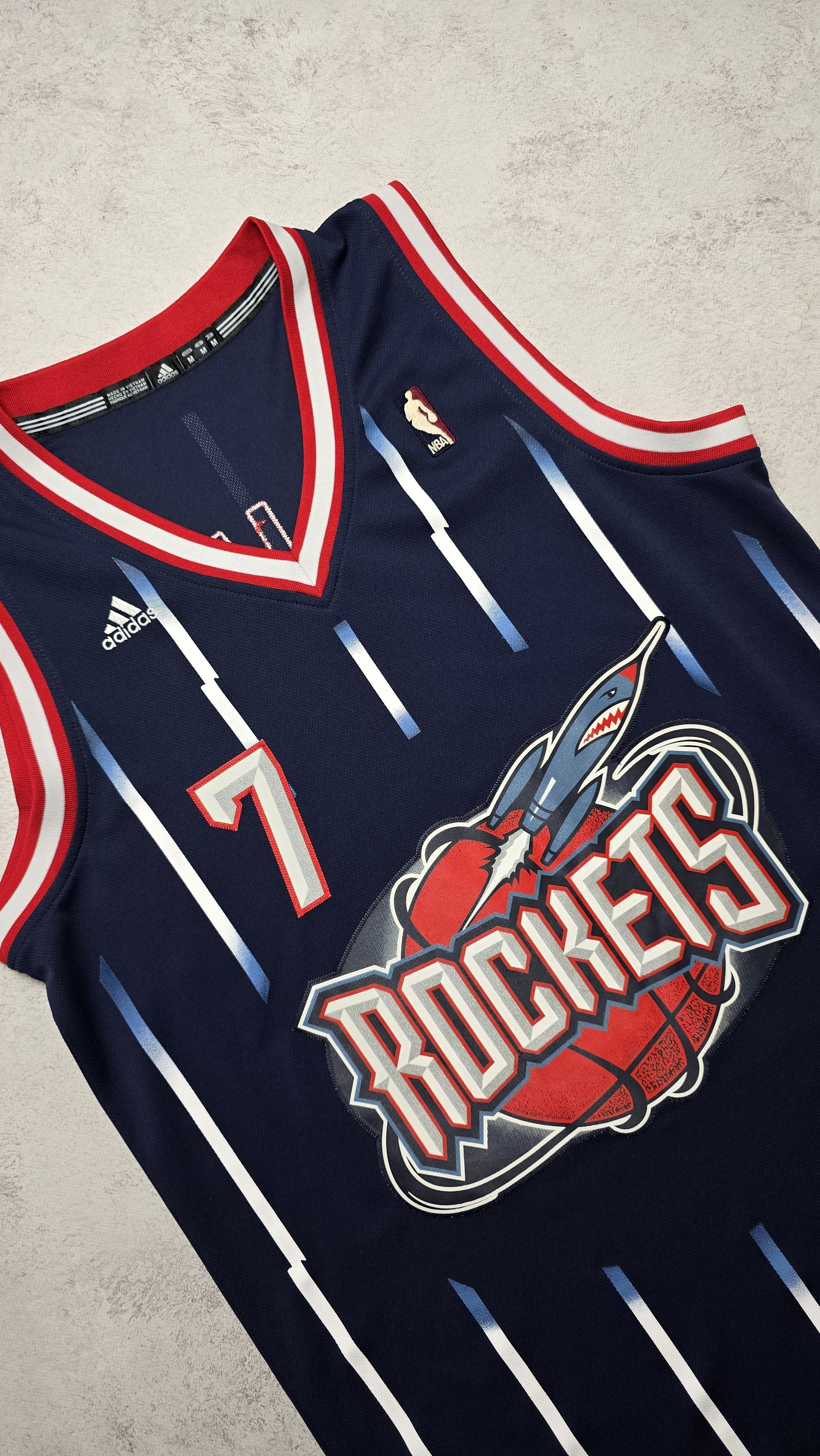 Adidas Adidas Jeremy Lin Houston Rockets HWC Big Rocket Jersey Sewn Size US M / EU 48-50 / 2 - 4 Thumbnail