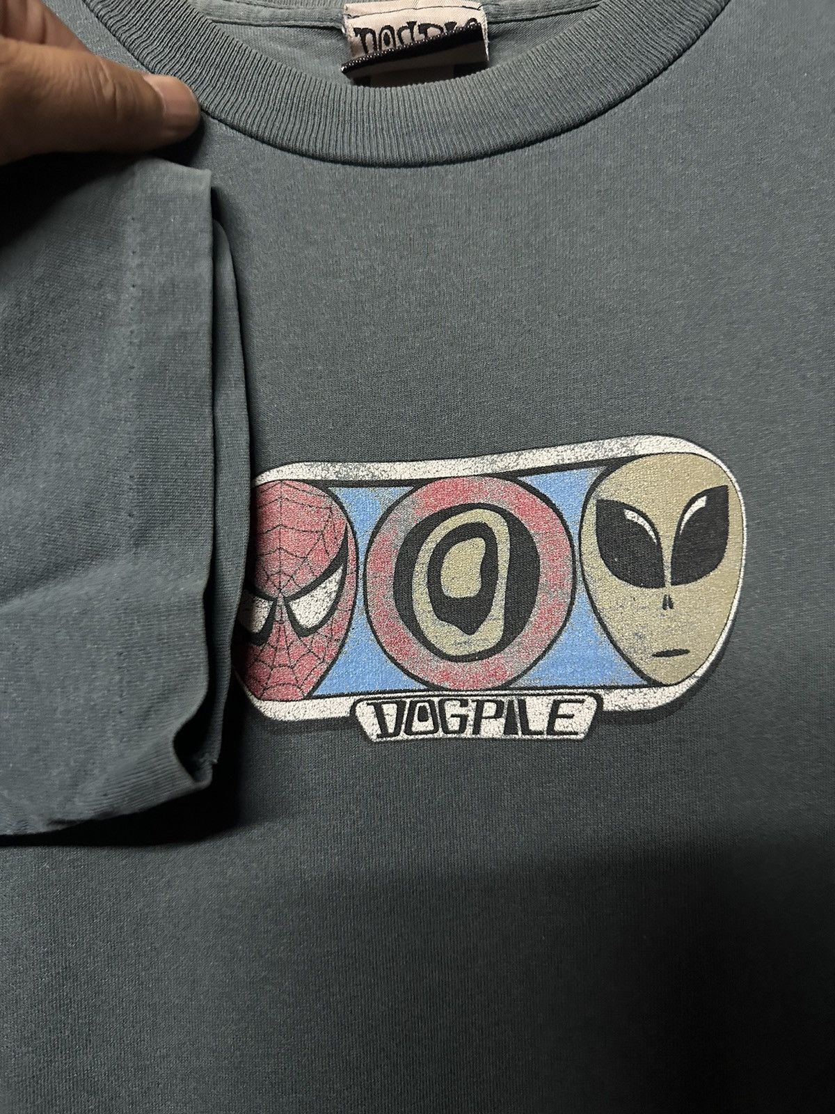 Alien Workshop Vintage 90s DOGPILE Skateboard Marvel Faded Tee Size US M / EU 48-50 / 2 - 6 Thumbnail