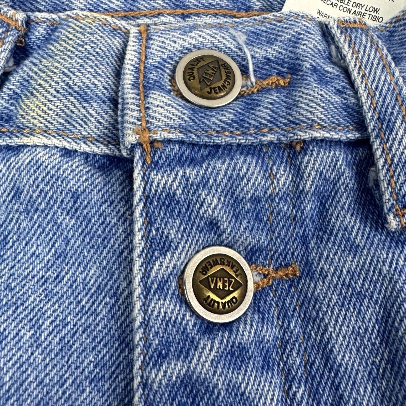 Vintage VINTAGE ZENA Jeans Womens 8 High Rise Mom Blue Hipster 1980s 90s Vintage Style Womens Jeans Size 30" / US 8 / IT 44 - 3 Thumbnail