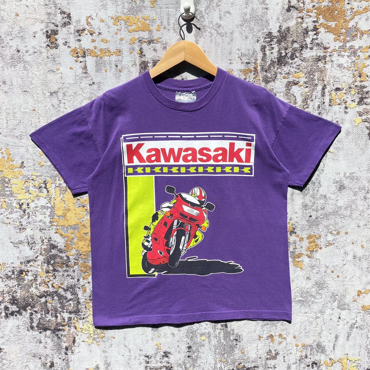 Vintage Vintage Kawasaki Ninja ZX-9R Motorcycle Tee Sport Bike Japan Size US S / EU 44-46 / 1 - 1 Thumbnail