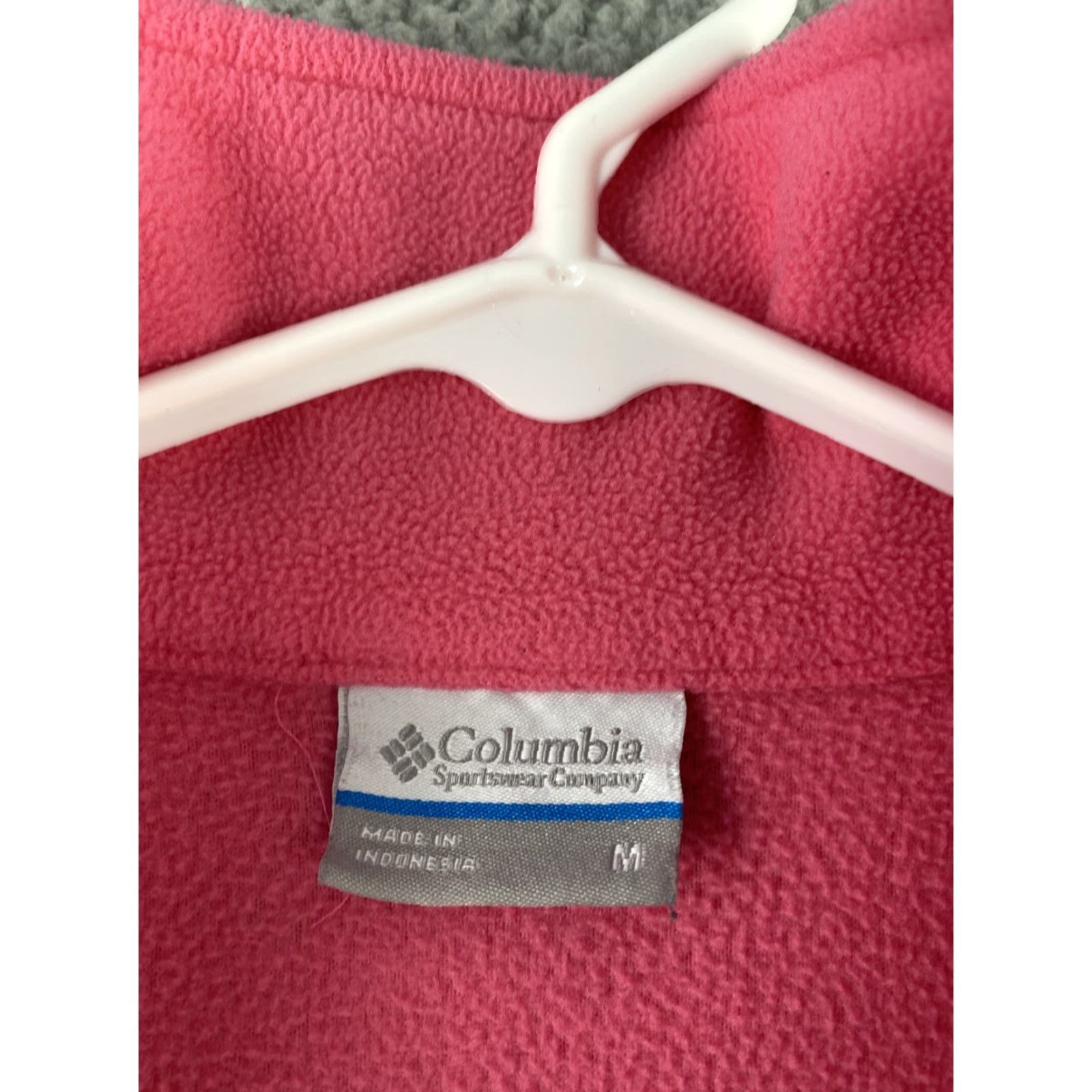 Pinko Columbia Women’s Medium Pink Full Zip Fleece Jacket Zipped Pockets Jacket Regular Zip Pockets Women M Pink Columbia Size M / US 6-8 / IT 42-44 - 3 Thumbnail