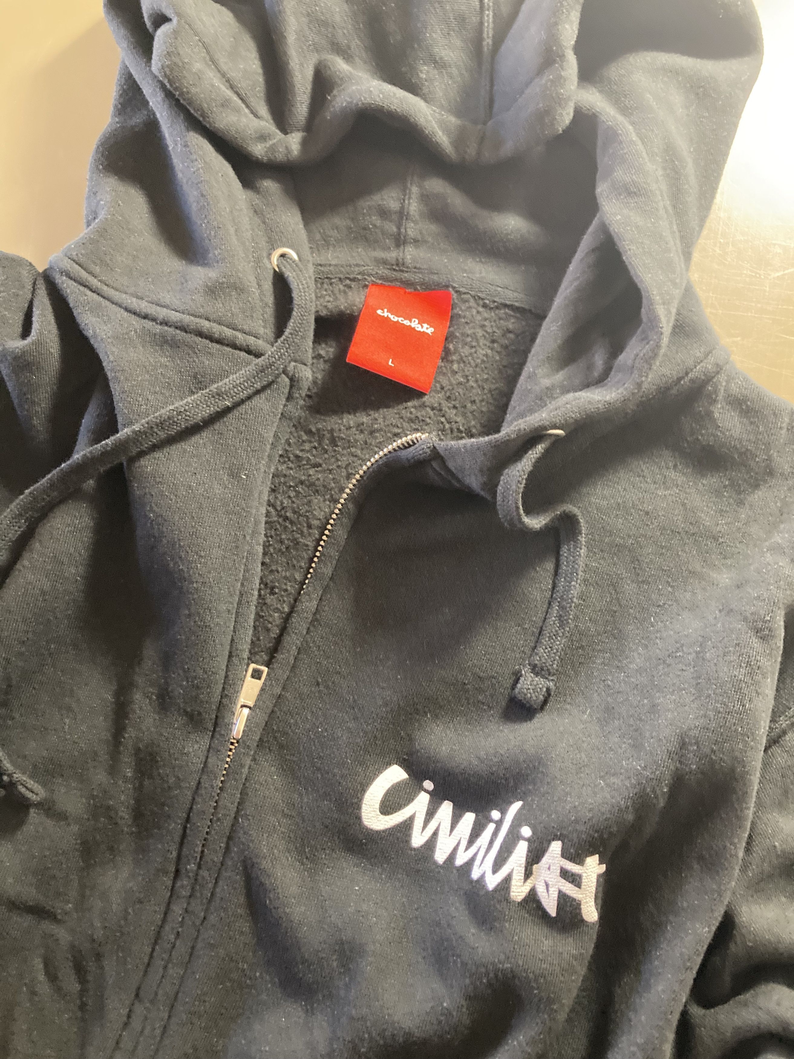 Chocolate Chocolate / Civilist Hoodie. Made in Mexico. Size L Size US L / EU 52-54 / 3 - 15 Thumbnail