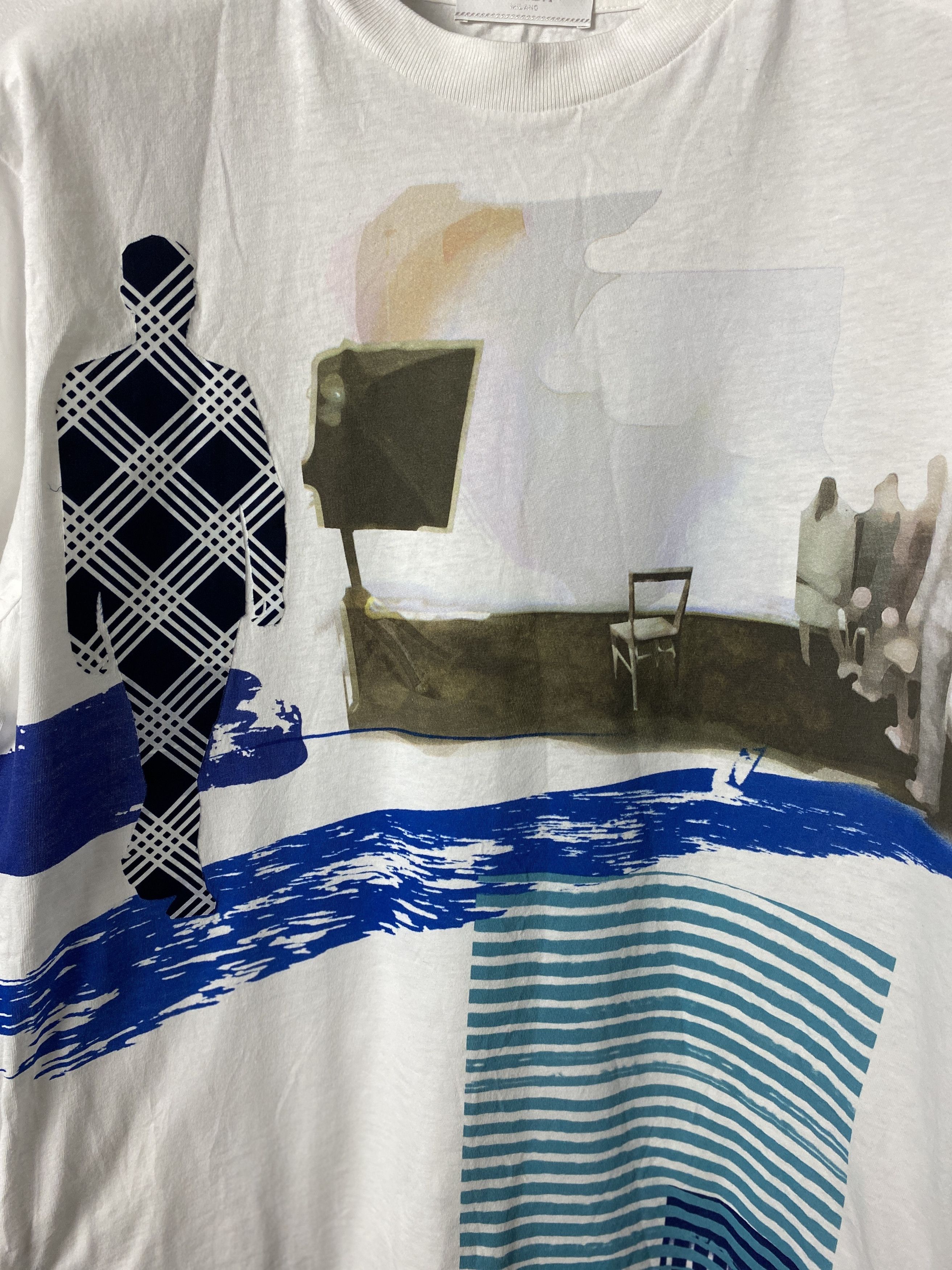 Prada Prada art printed t-shirt tee Size US S / EU 44-46 / 1 - 2 Thumbnail