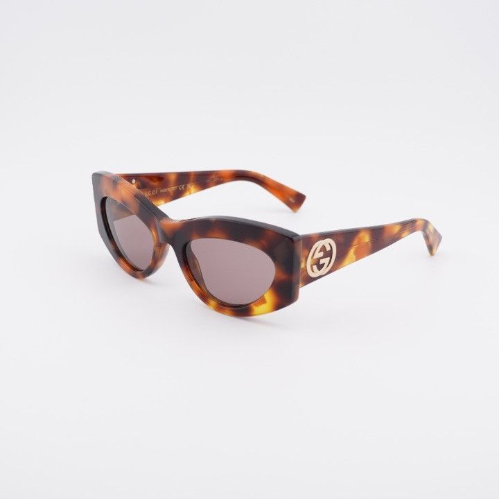 Gucci Gucci GG1843S 003 Sunglasses Havana Cat Eye Frame  display picture 3