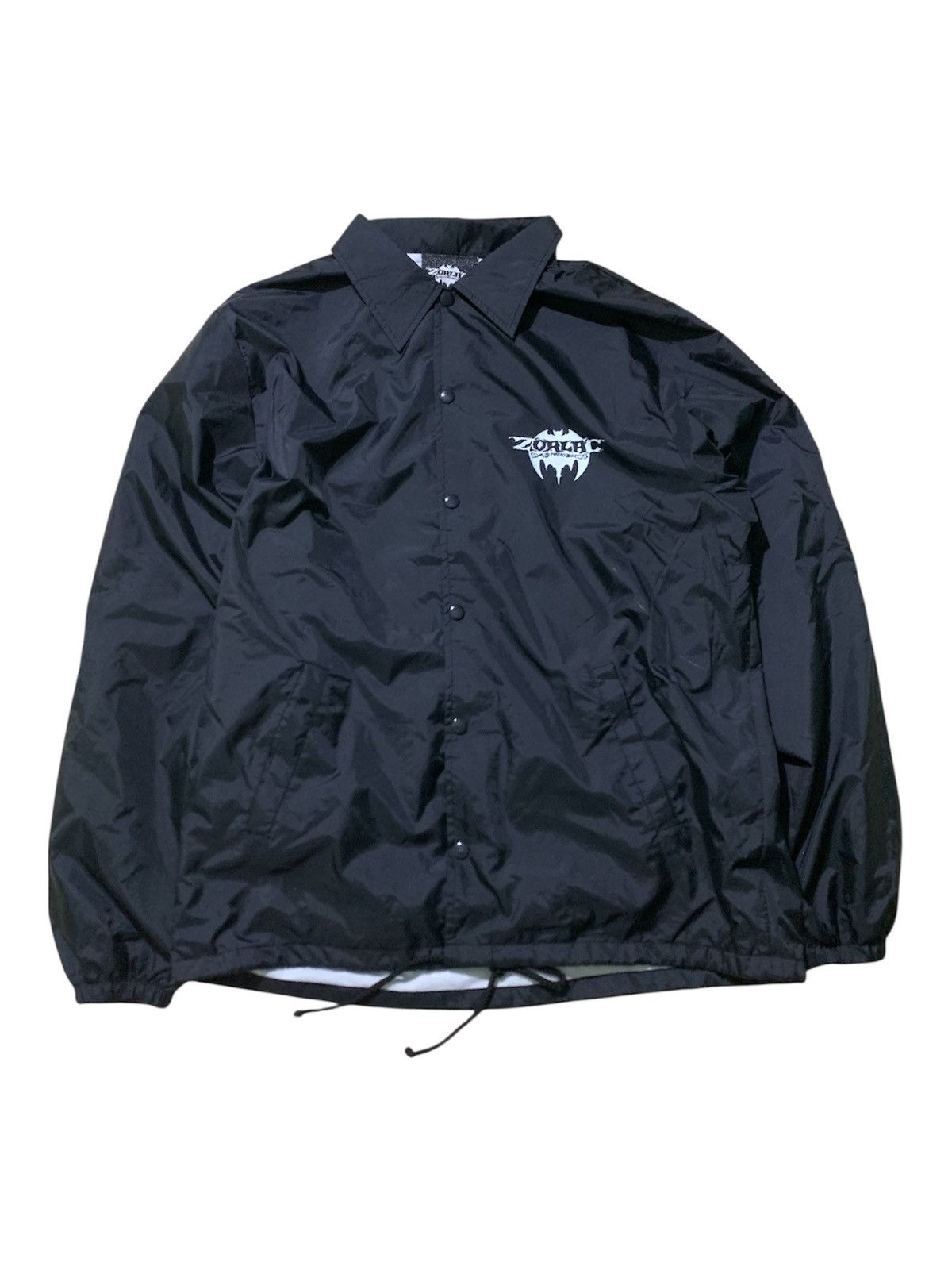 Vintage 80s Zorlac Skateboards Shut Up And Skate Windbreaker Jacket Size US M / EU 48-50 / 2 - 1 Thumbnail