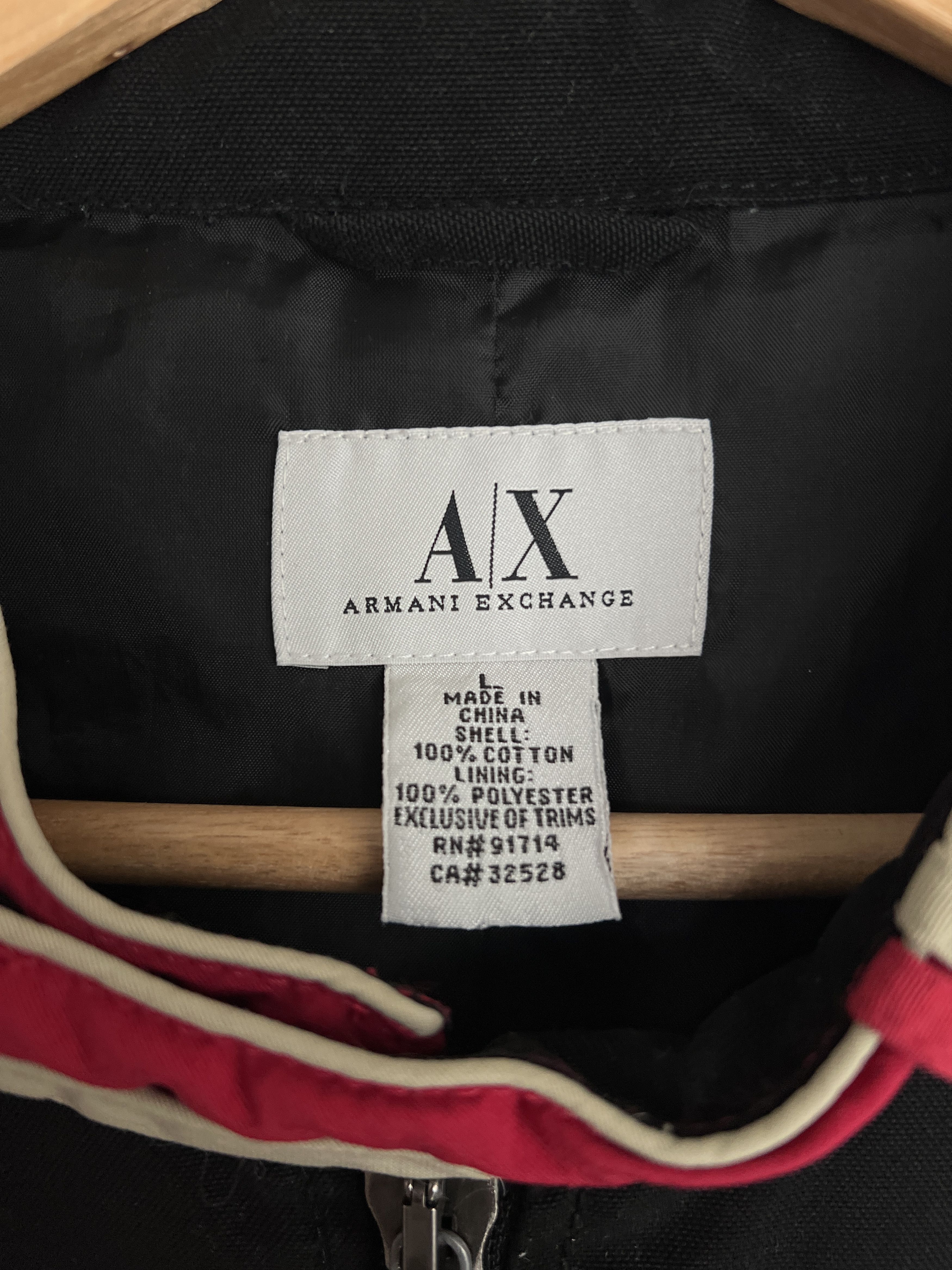 Armani Exchange Armani Exchange racing bomber jacket biker cropped 00s boxy Size US L / EU 52-54 / 3 - 6 Thumbnail
