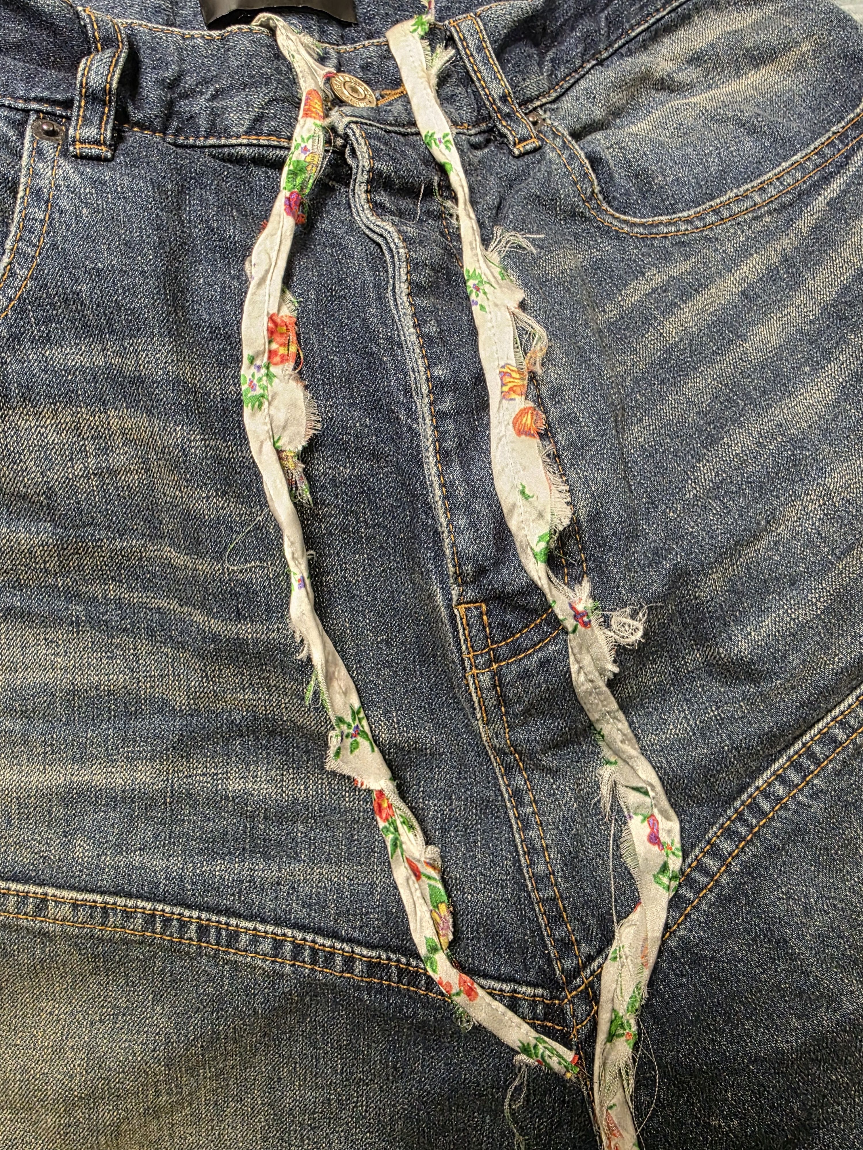 Balenciaga [Rare] Balenciaga Double Knee Denim Pants XS Size US 32 / EU 48 - 7 Thumbnail
