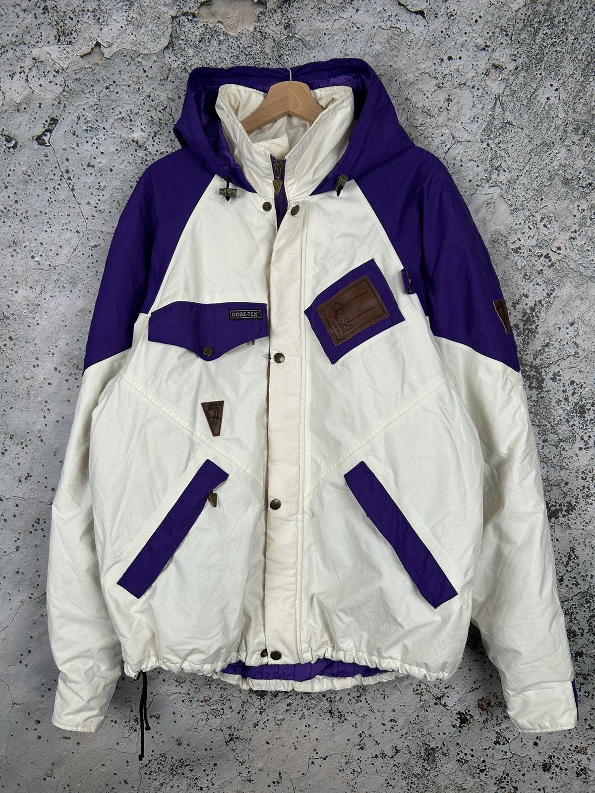 Goretex Vintage 90s Gore-Tex Ski Winter Jacket Snowboards Hype Rare Size US L / EU 52-54 / 3 - 1 Thumbnail