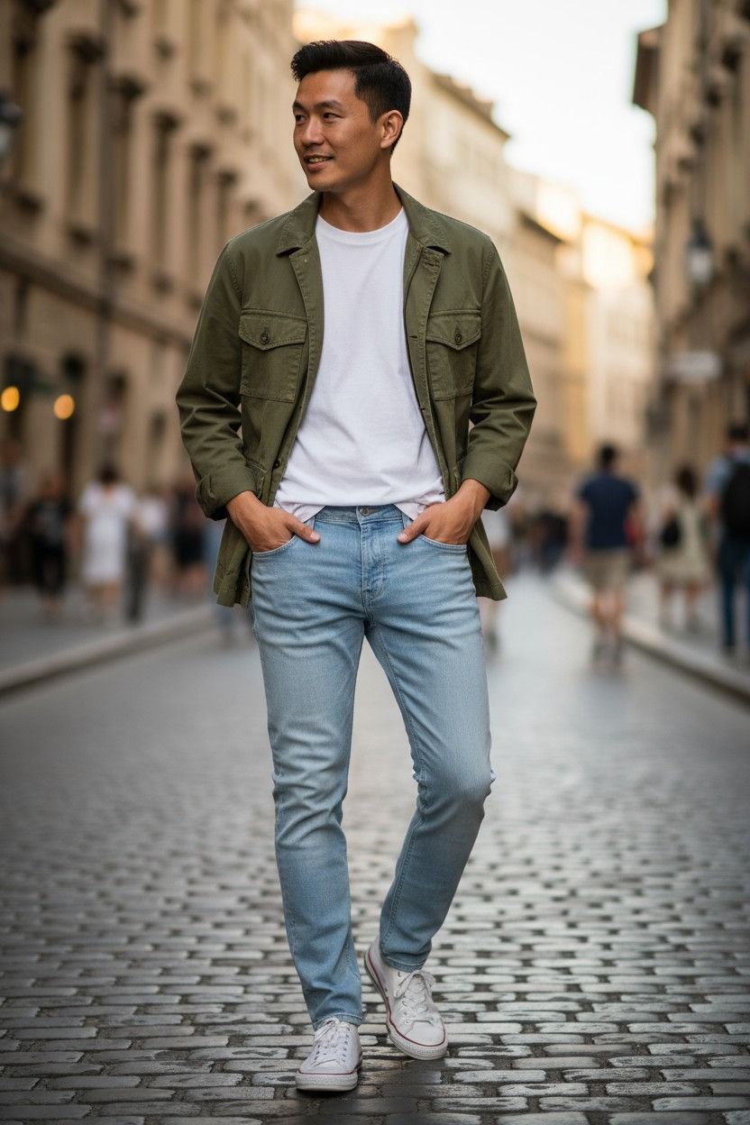 Vanquish Skinny Japanese Brand Vanquish Whiskers Faded Jeans E249 Size US 30 / EU 46 - 2 Thumbnail