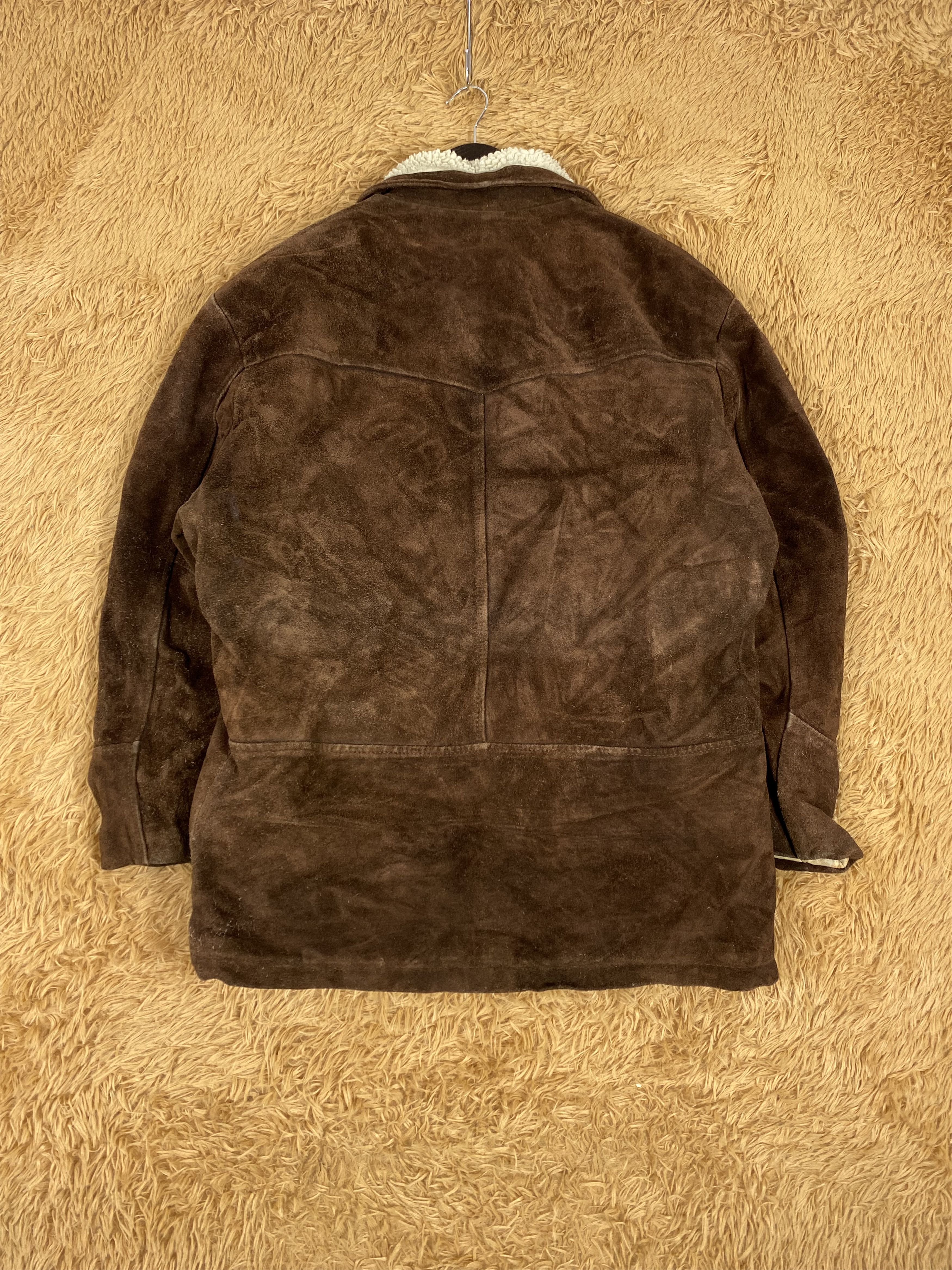 Leather Vintage Leather Fleece Lining Jacket Size US M / EU 48-50 / 2 - 4 Thumbnail