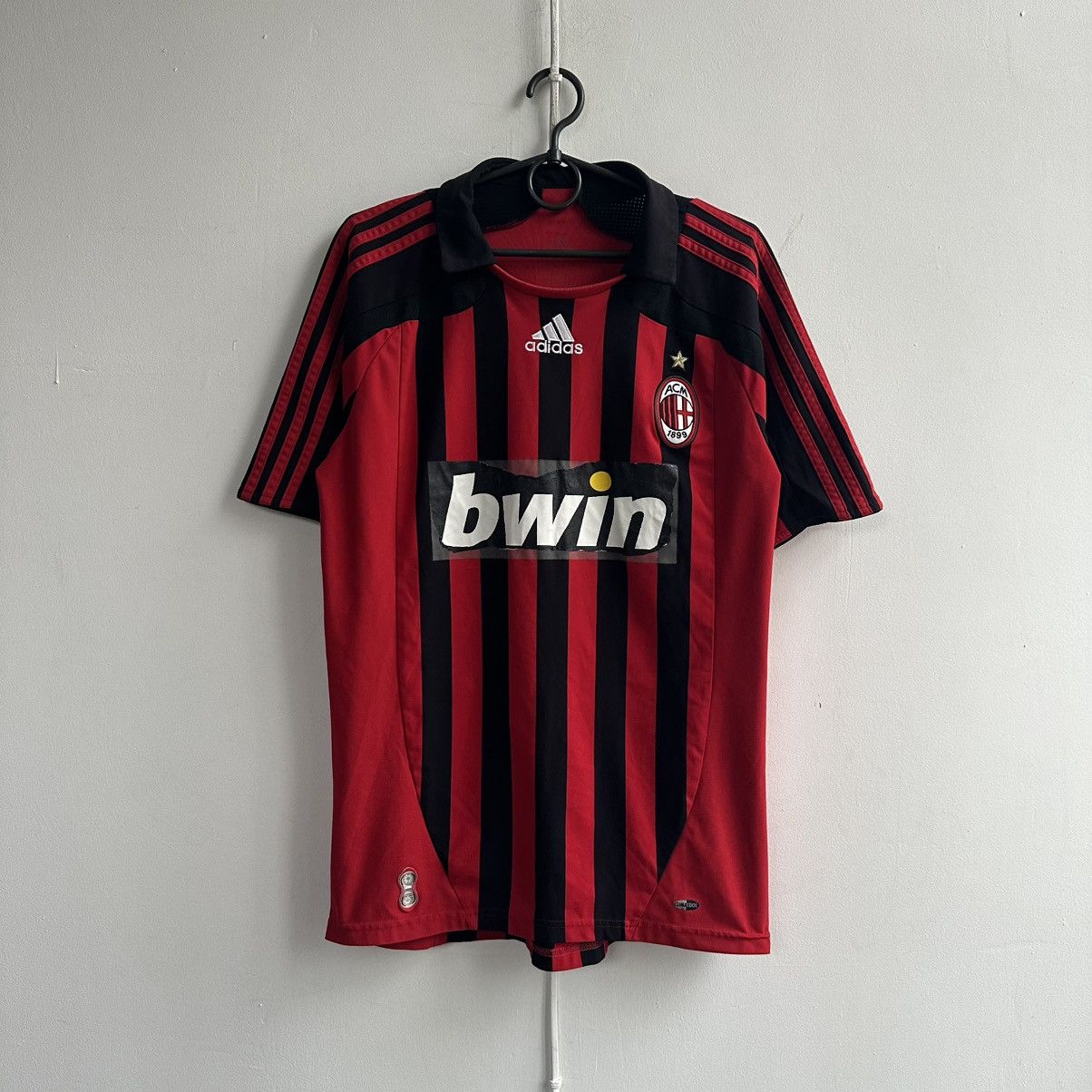 Adidas 2007-2008 ACM Milan adidas bwin jersey vintage Size US S / EU 44-46 / 1 - 1 Thumbnail