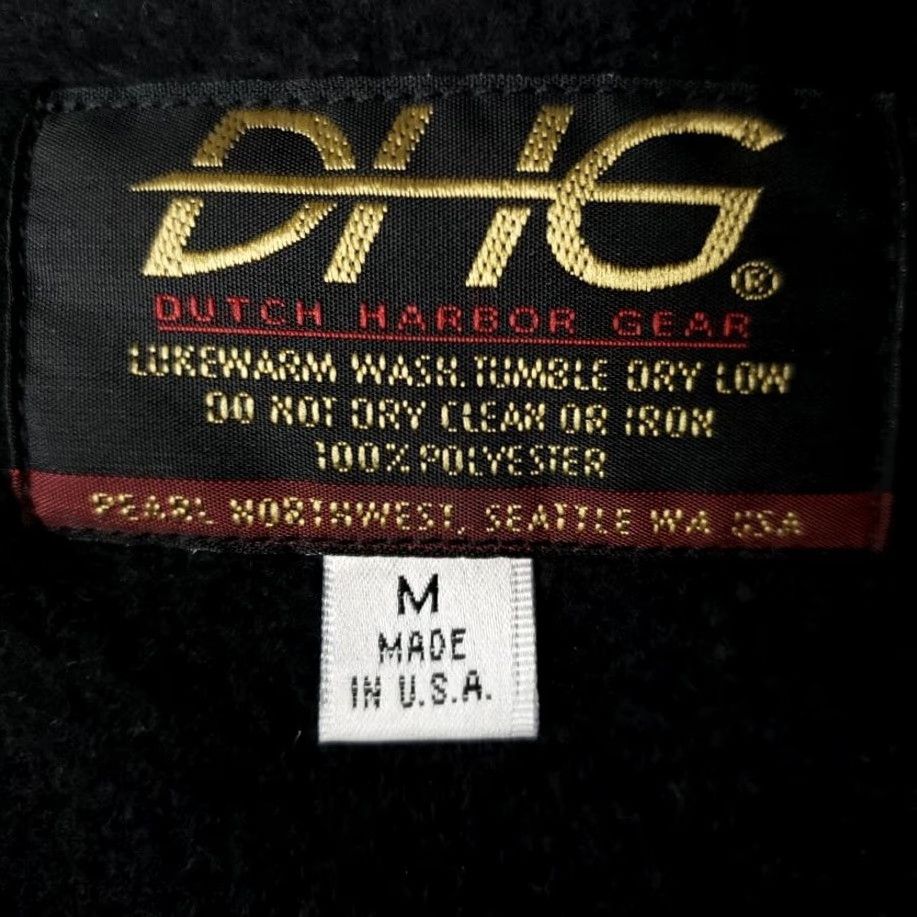 Vintage VINTAGE Dutch Harbor Gear PC World Fleece Jacket Mens Size M Black 2003 20th Anniversary Made In USA Size US M / EU 48-50 / 2 - 6 Thumbnail