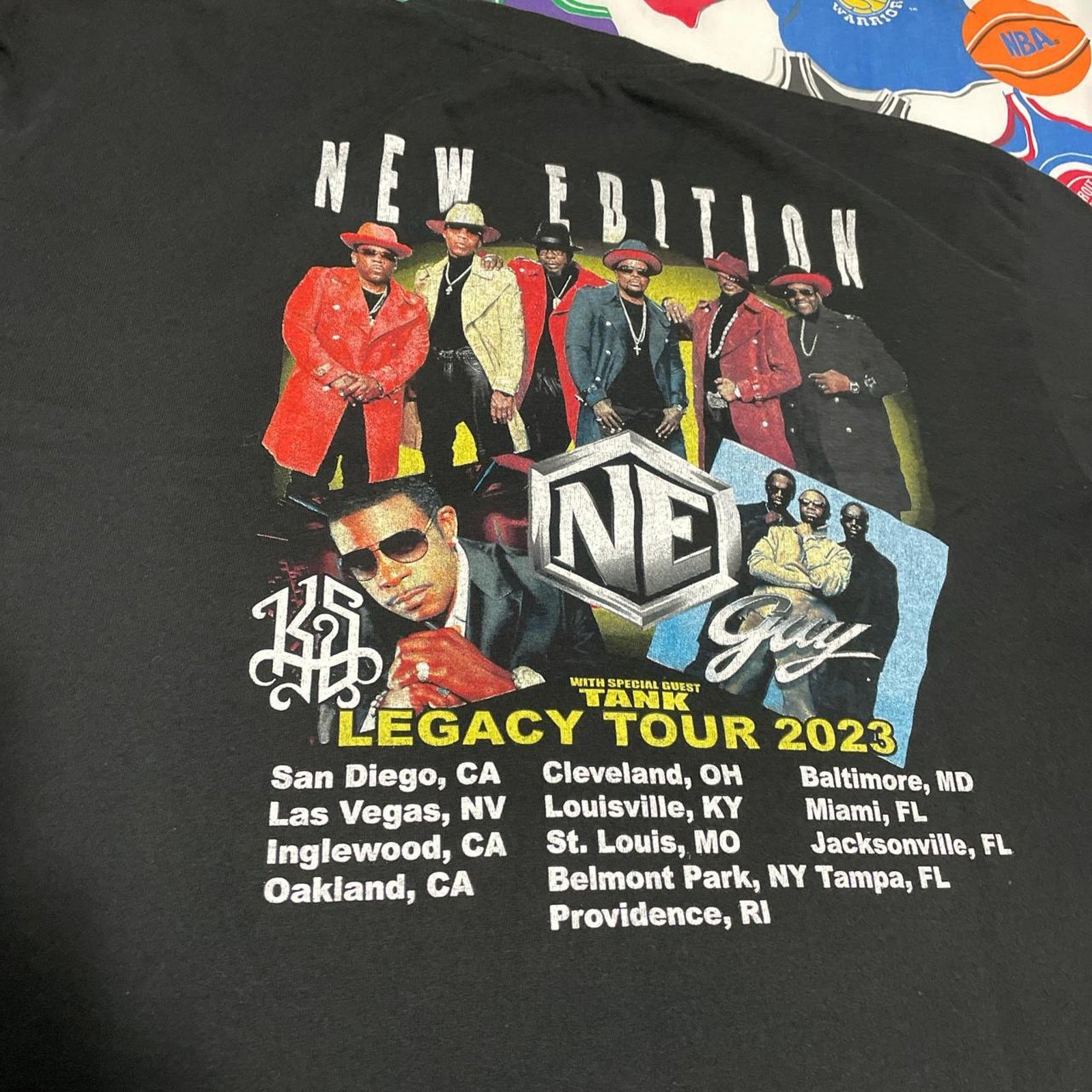 Band Tees 2023 New Edition Keith Sweat Guy Legacy Tour Merch R&B Tee Size US XL / EU 56 / 4 - 4 Thumbnail