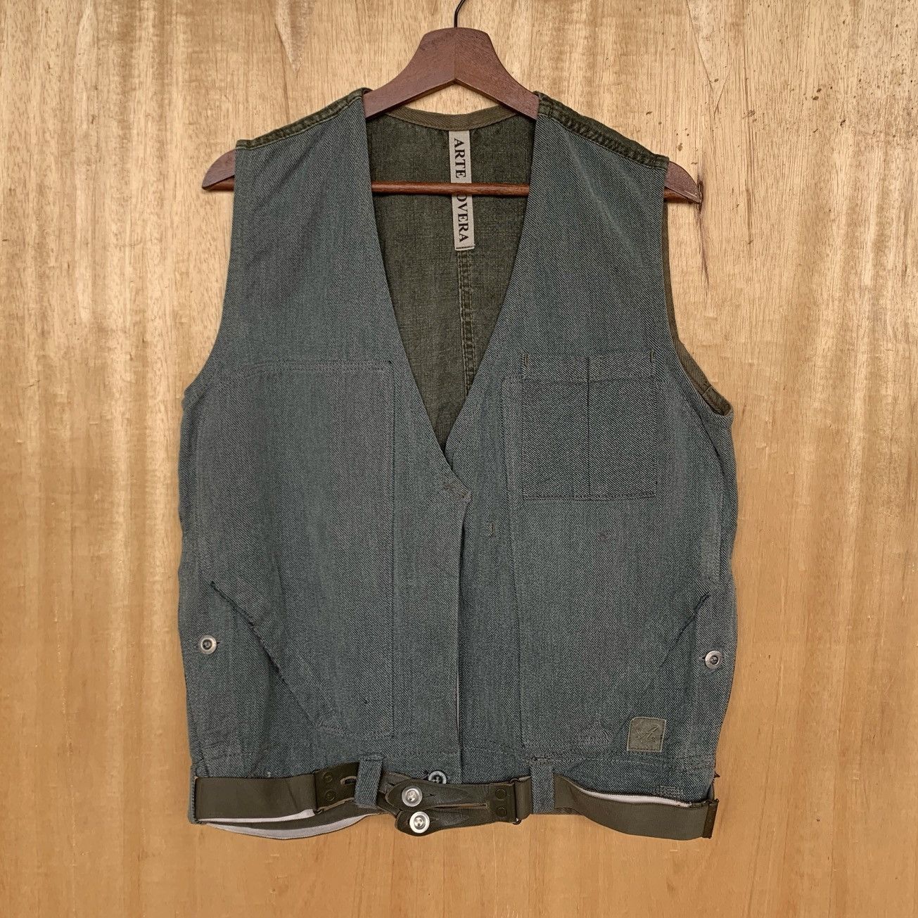 Japanese Brand Vintage Arte Povera Jeans Vest Size US M / EU 48-50 / 2 - 1 Thumbnail