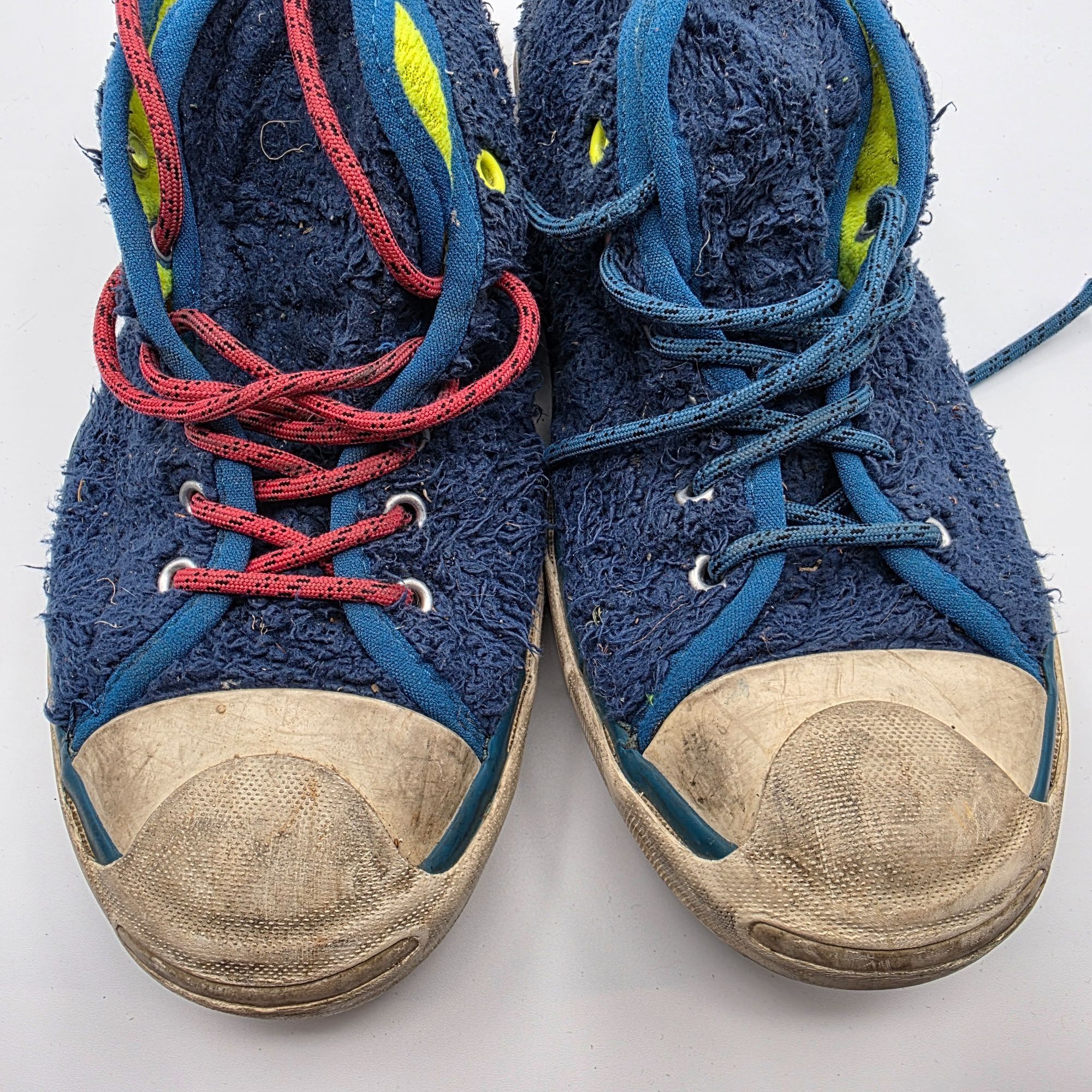 Converse Converse Jack Purcell Mid Retro Sherpa Womens Size 8.5 Blue Size US 8.5 / IT 38.5 - 10 Thumbnail