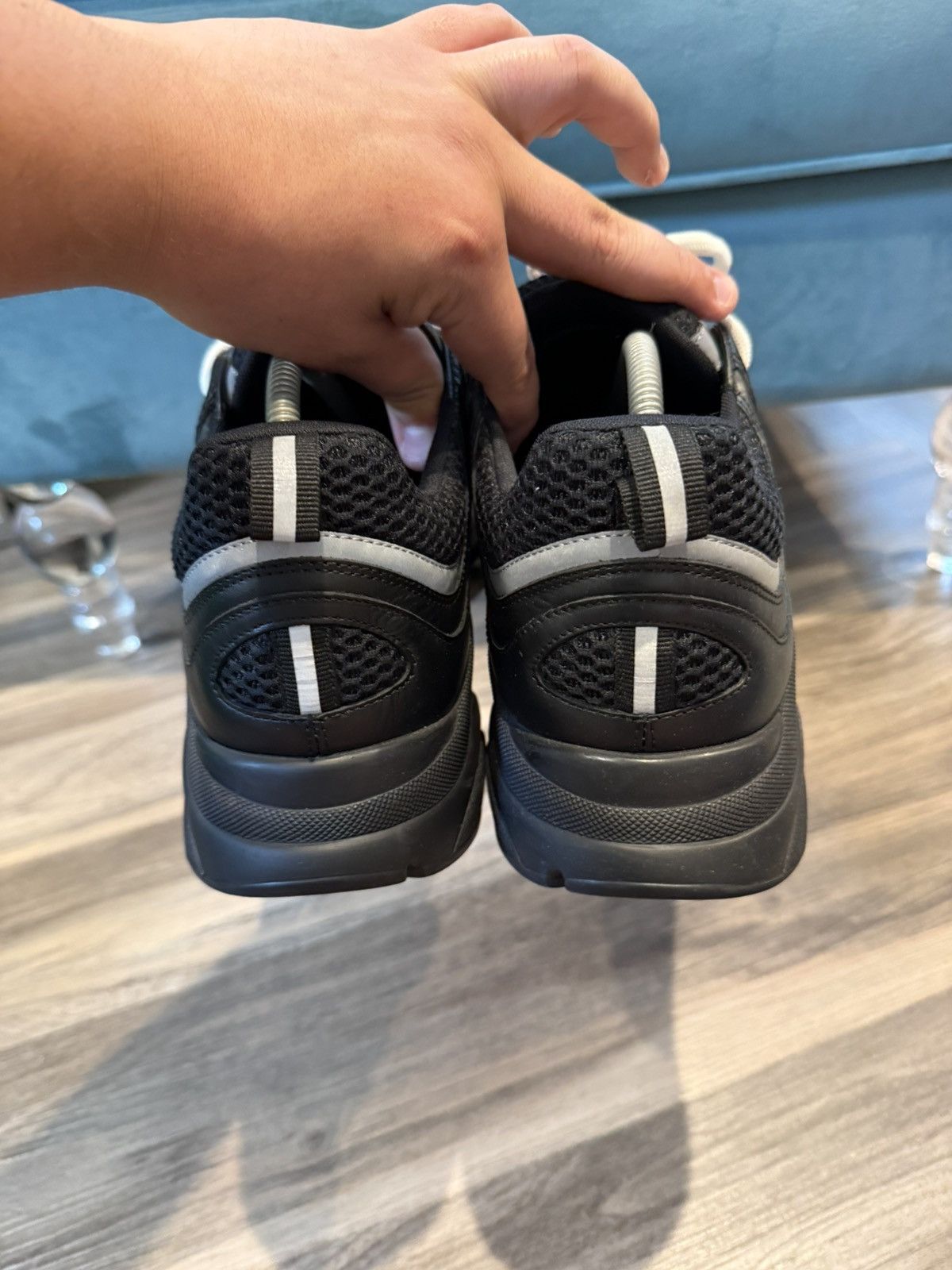 Dior Dior B22 Sneaker black silver Size US 10 / EU 43 - 6 Thumbnail