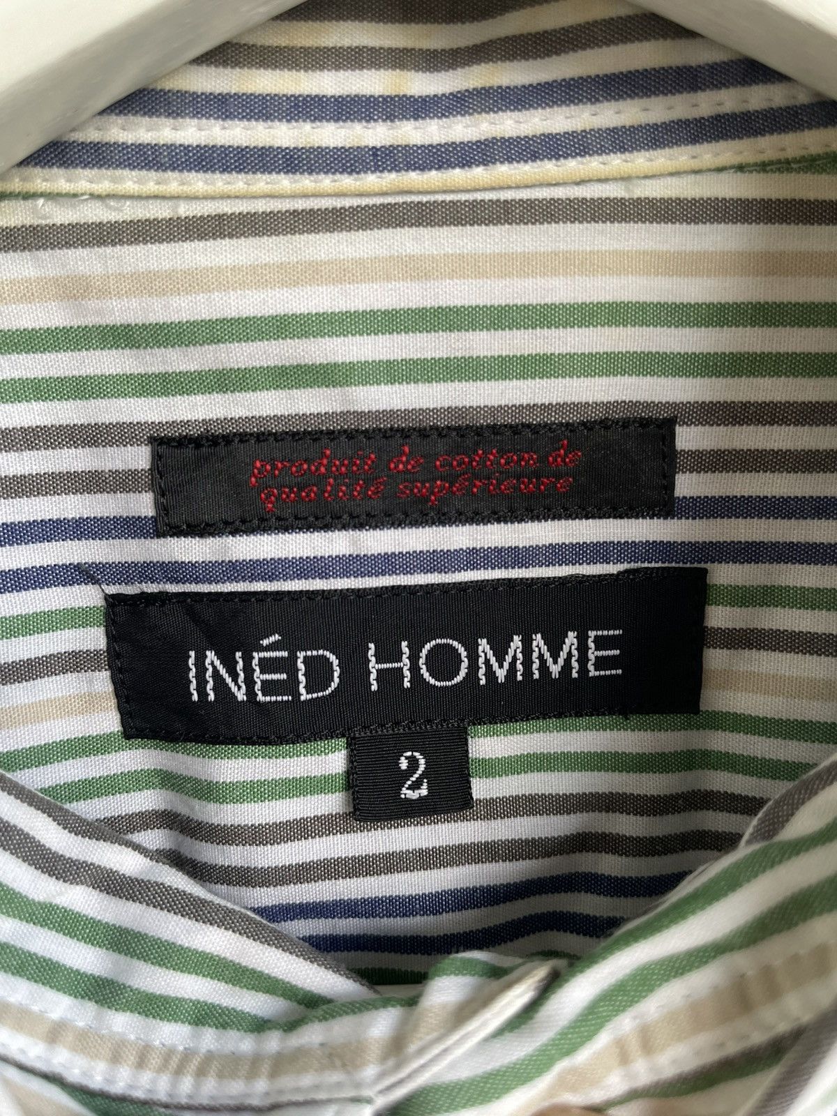 Issey Miyake 2000s Ined Homme Archival Plaid Shirt y’s Hysteric Y2K Japan Size US M / EU 48-50 / 2 - 6 Thumbnail