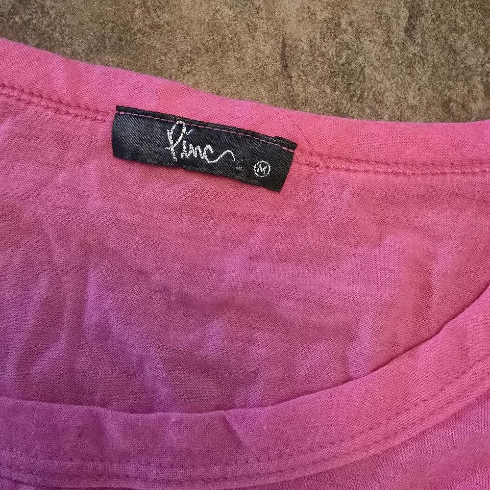 Designer Pink Neon Cropped Pinc Short Sleeve Size M / US 6-8 / IT 42-44 - 3 Thumbnail