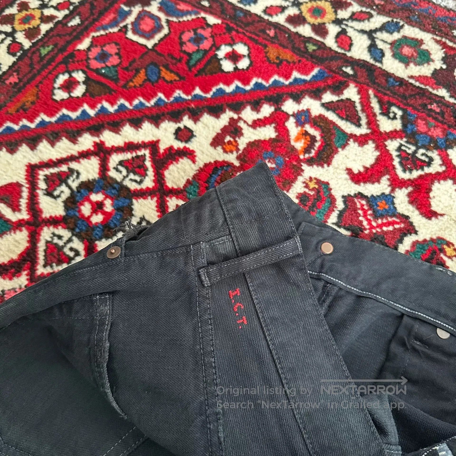 Visvim visvim black distressed denim pants size W32L3. Size US 32 / EU 48 - 5 Thumbnail
