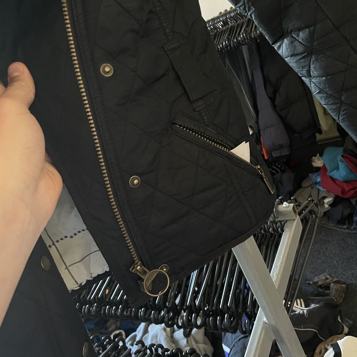 Barbour × Vintage Barbour 🇬🇧 Matlock Moto Jacket Monteviot BOMBER INTERNATIONAL Size S / US 4 / IT 40 - 6 Thumbnail